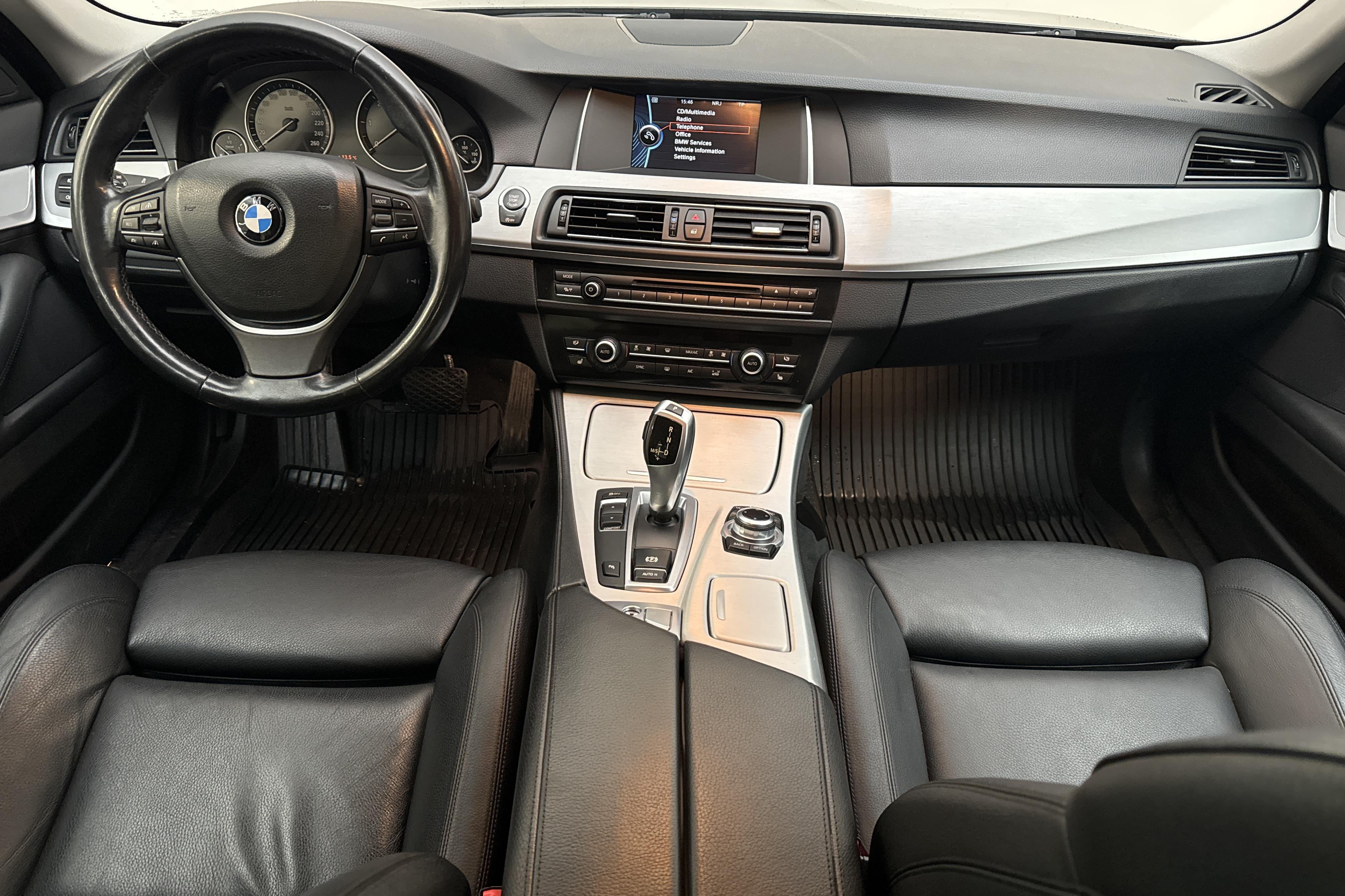 BMW 520d Touring, F11 (184hk) - 116 700 km - Automatyczna - czarny - 2014