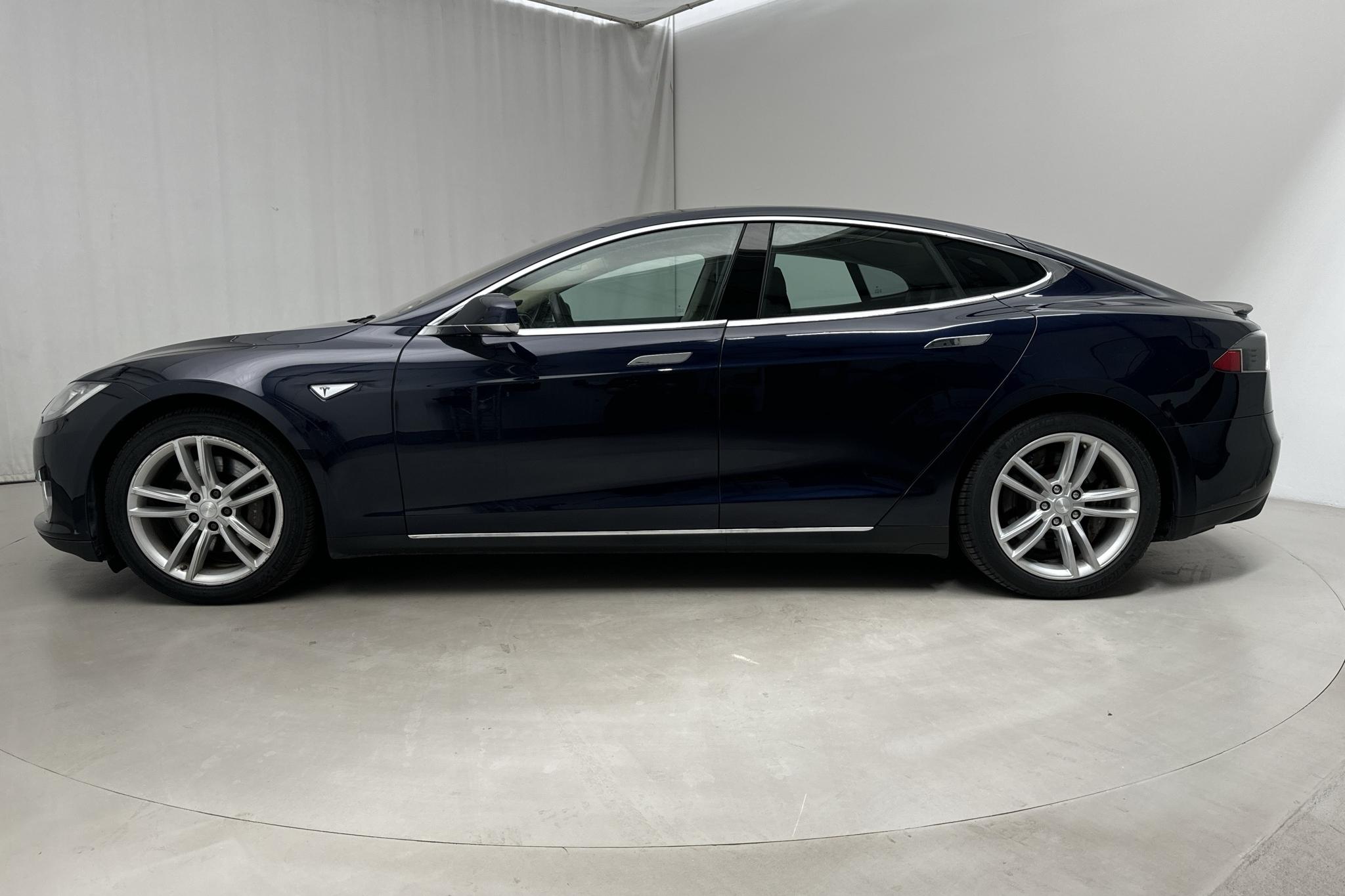 Tesla Model S P85 (421hk) - 169 210 km - Automaattinen - Dark Blue - 2014