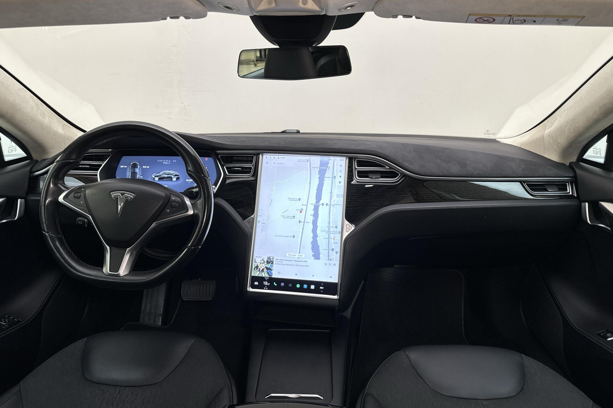 Tesla Model S 75D (525hk) - 291 590 km - Automatyczna - czarny - 2016