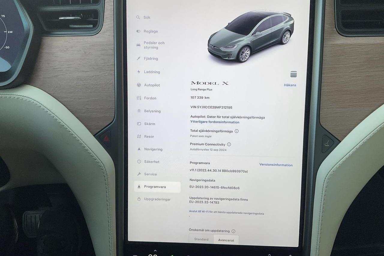 Tesla Model X Dual Motor Long Range AWD - 10 736 mil - Automat - grå - 2021