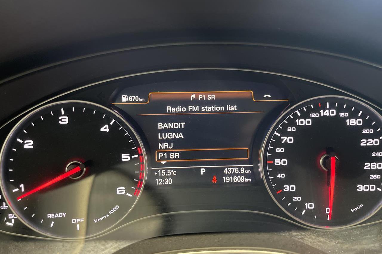 Audi A6 2.0 TDI Avant quattro (190hk) - 191 610 km - Automaattinen - valkoinen - 2017