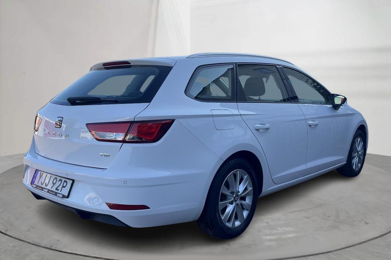 Seat Leon 1.5 TGI ST (130hk) - 5 980 km - Manualna - biały - 2020