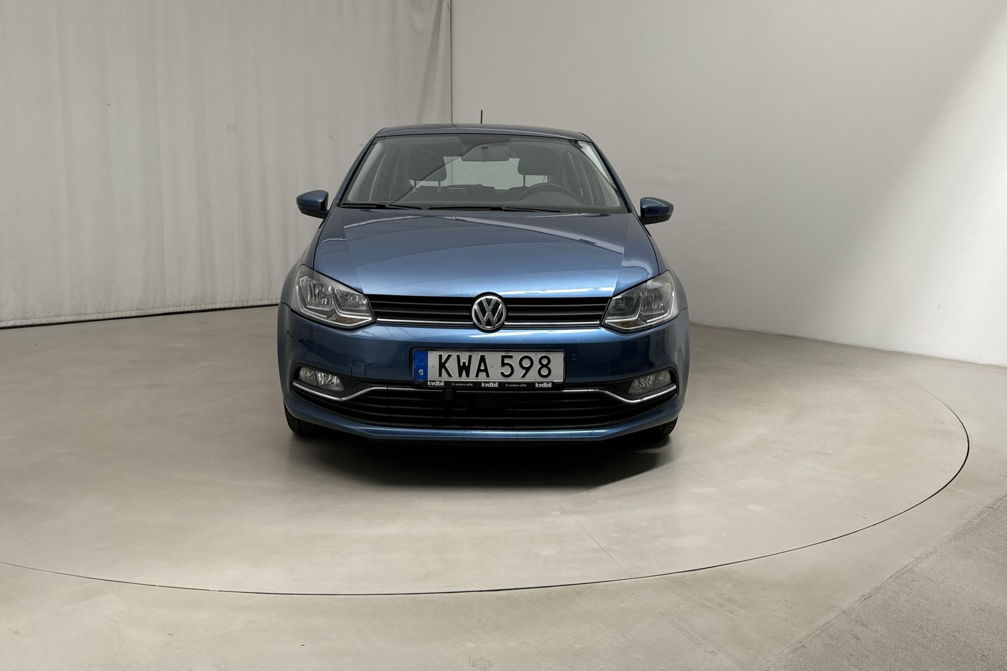 VW Polo 1.2 TSI 5dr (90hk) - 4 533 mil - Automat - blå - 2015