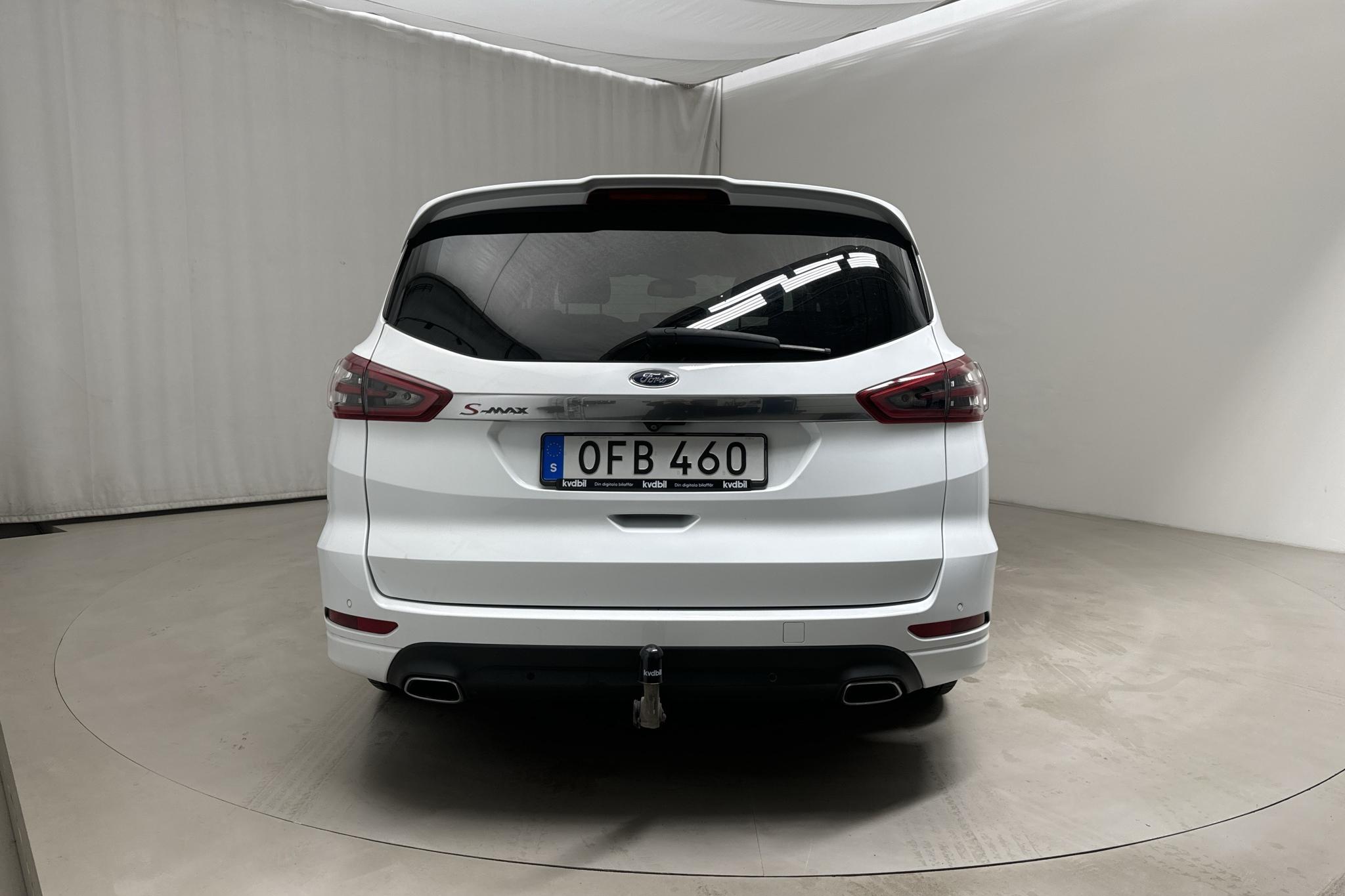 Ford S-MAX 2.0 TDCi (180hk) - 130 730 km - Automatyczna - biały - 2016