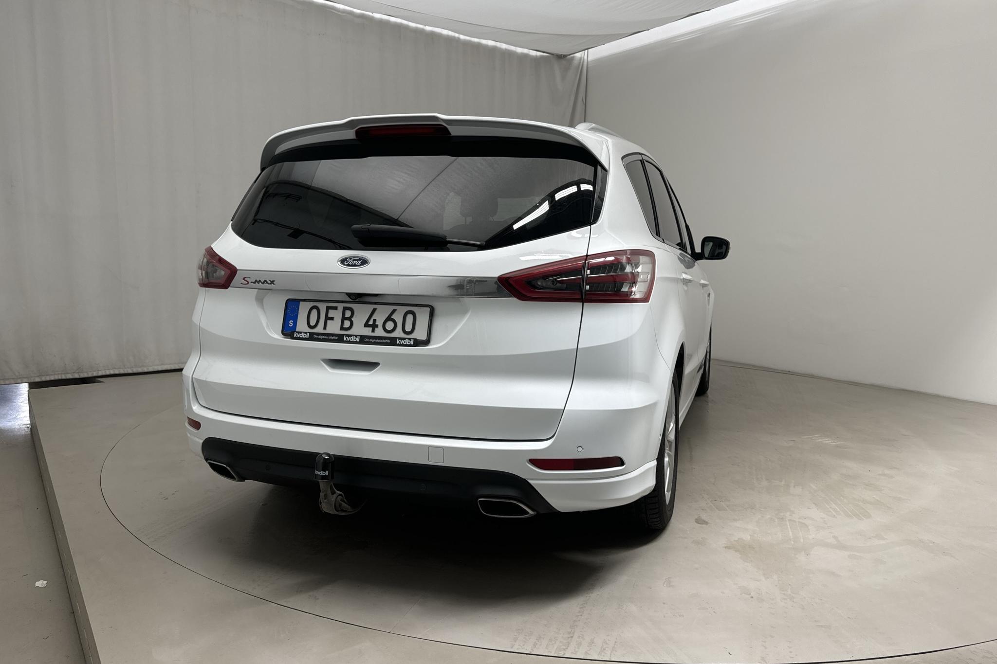 Ford S-MAX 2.0 TDCi (180hk) - 130 730 km - Automatyczna - biały - 2016