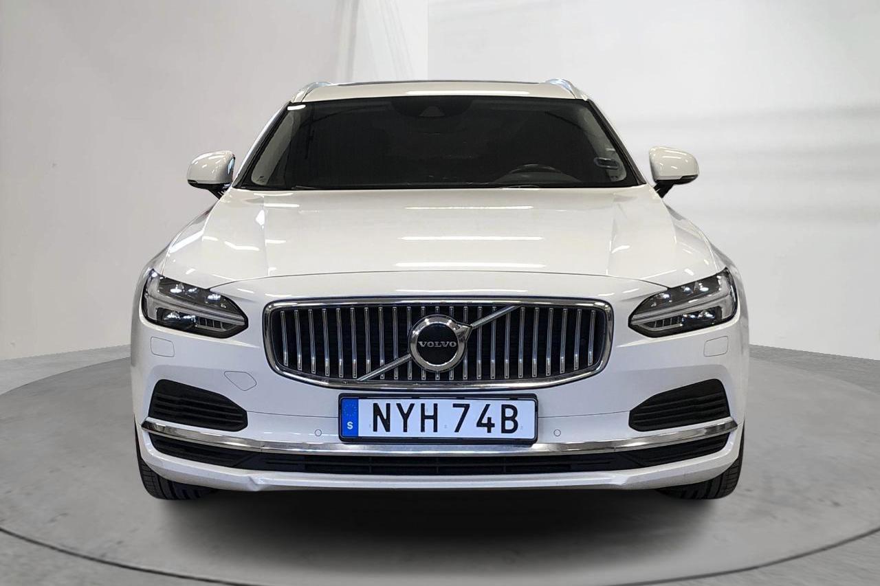 Volvo V90 T6 AWD Twin Engine (340hk) - 112 720 km - Automaatne - valge - 2021