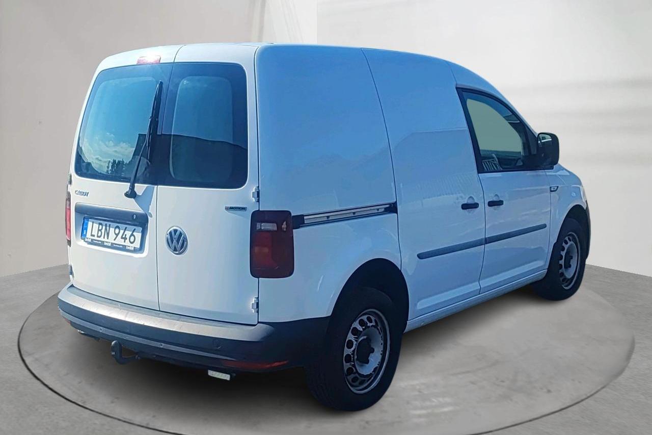 VW Caddy 2.0 TDI Skåp 4MOTION (150hk) - 68 780 km - Automatyczna - biały - 2018