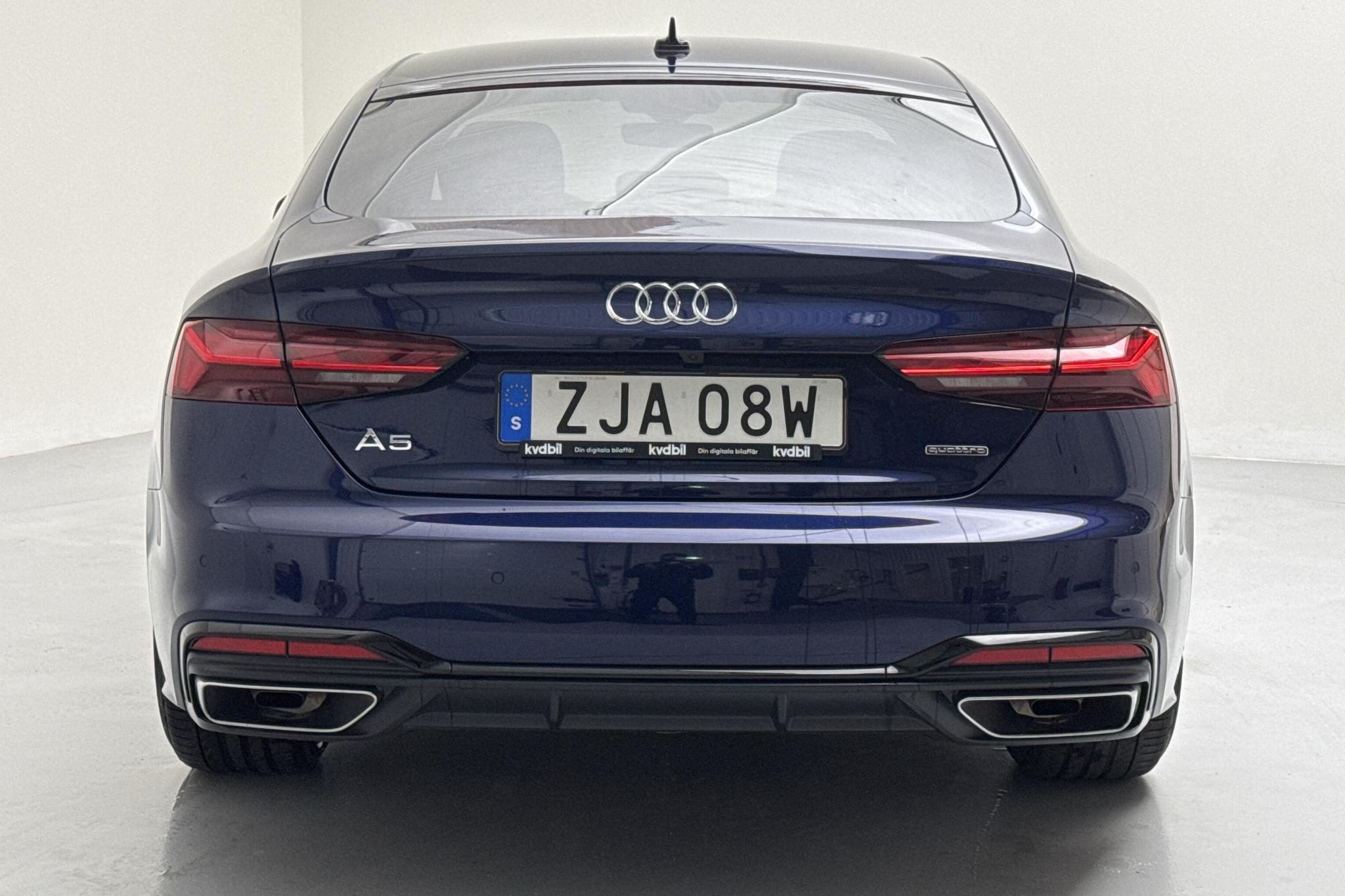 Audi A5 Sportback 45 TFSI quattro LCI (265hk) - 10 260 km - Automatic - blue - 2023