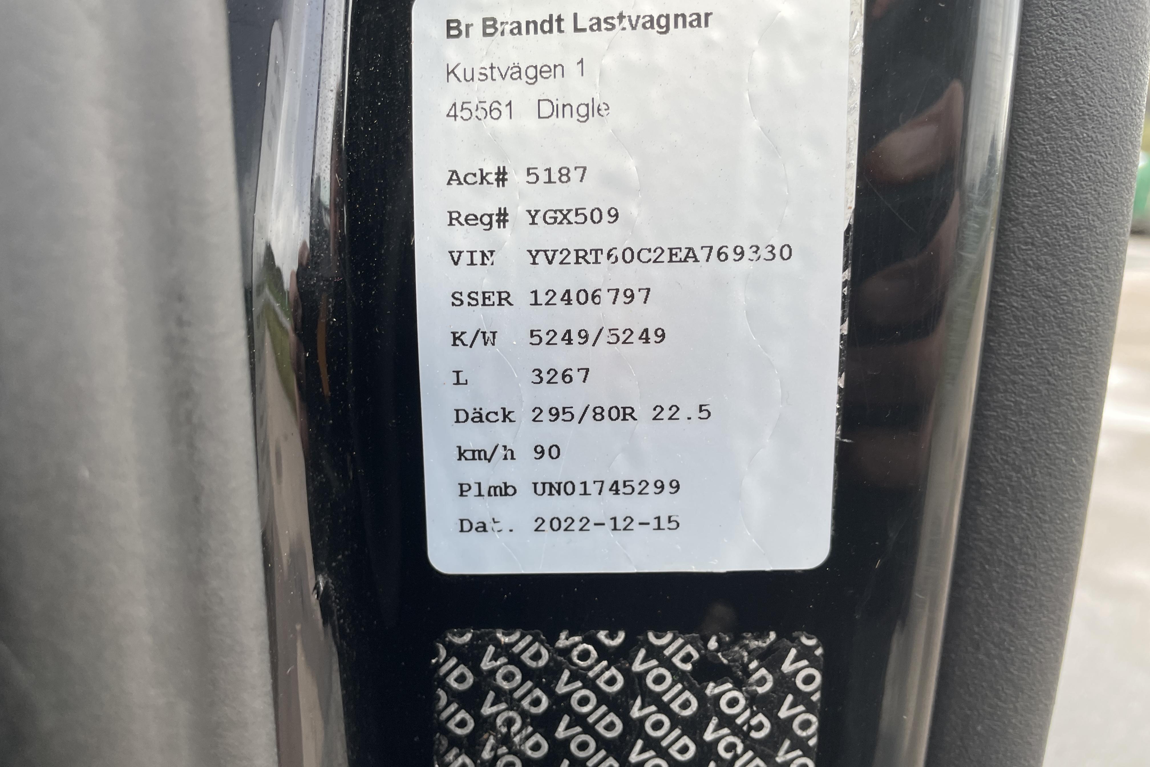 Volvo FH540 - 987 805 km - Automat - svart - 2014