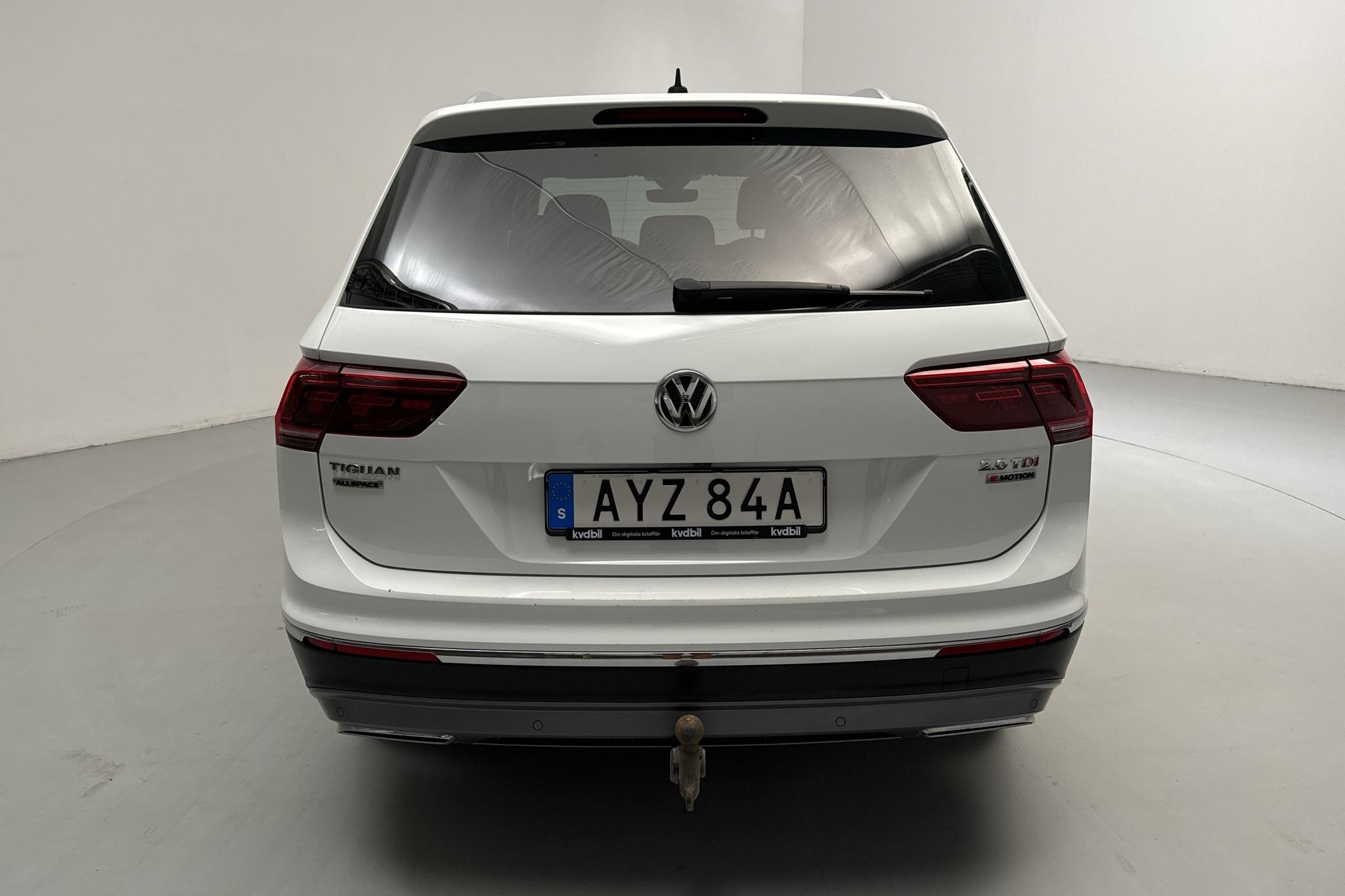 VW Tiguan Allspace 2.0 TDI 4MOTION (190hk) - 5 645 mil - Automat - vit - 2019