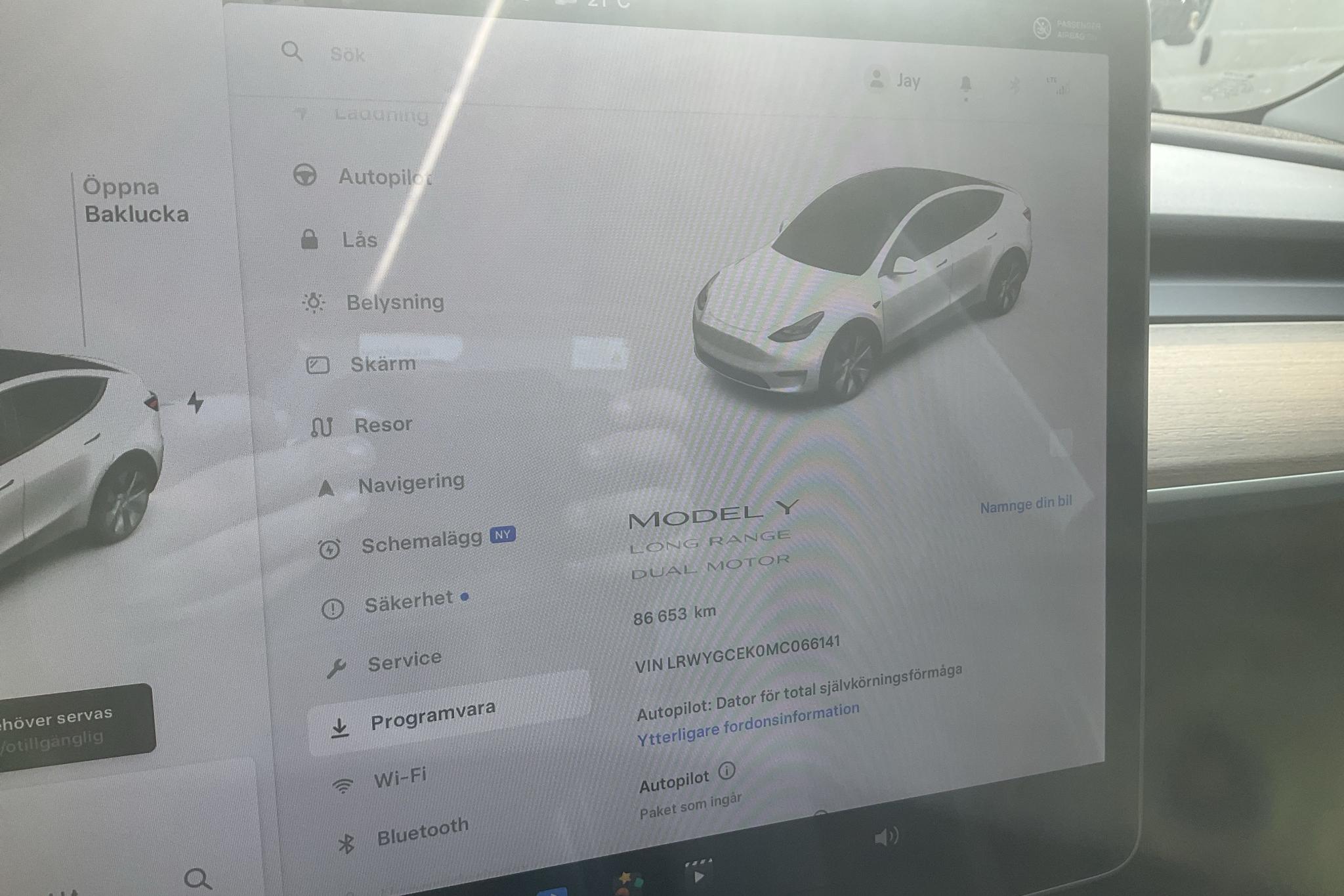 Tesla Model Y Long Range Dual Motor AWD - 86 650 km - Automaattinen - valkoinen - 2021