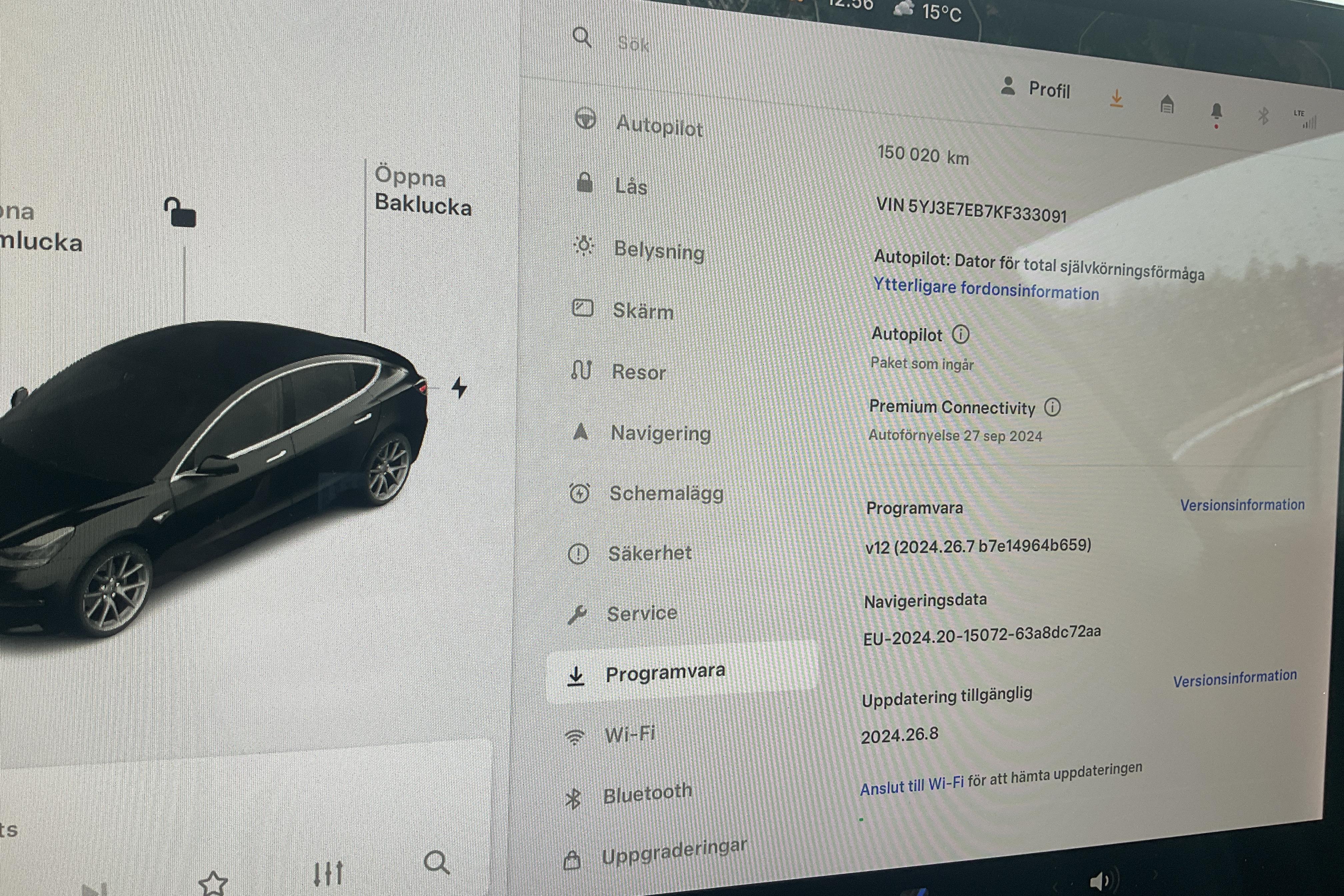 Tesla Model 3 Long Range Dual Motor AWD - 15 002 mil - Automat - svart - 2019