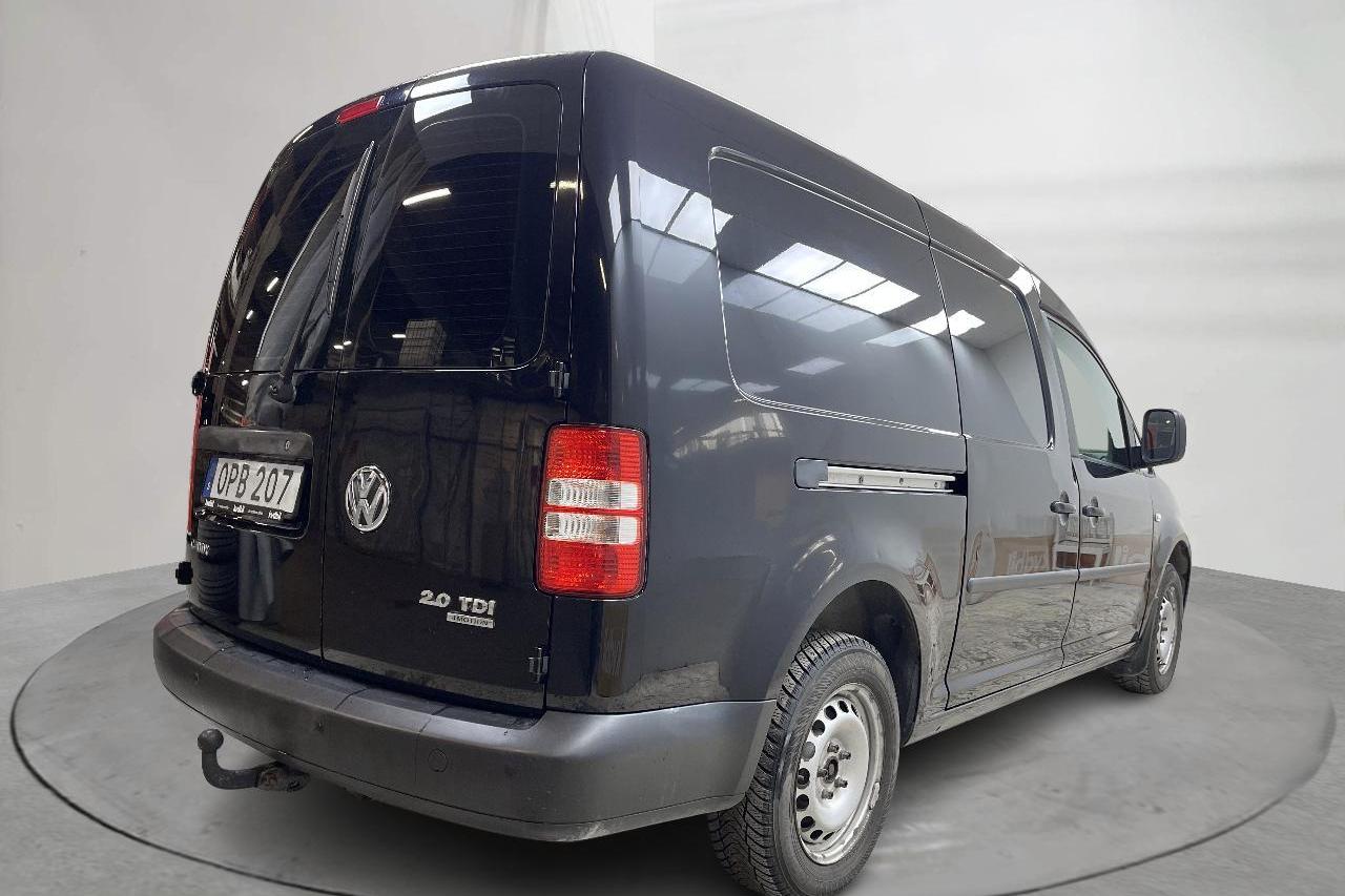 VW Caddy 2.0 TDI Maxi Skåp 4-motion (110hk) - 63 160 km - Käsitsi - must - 2014