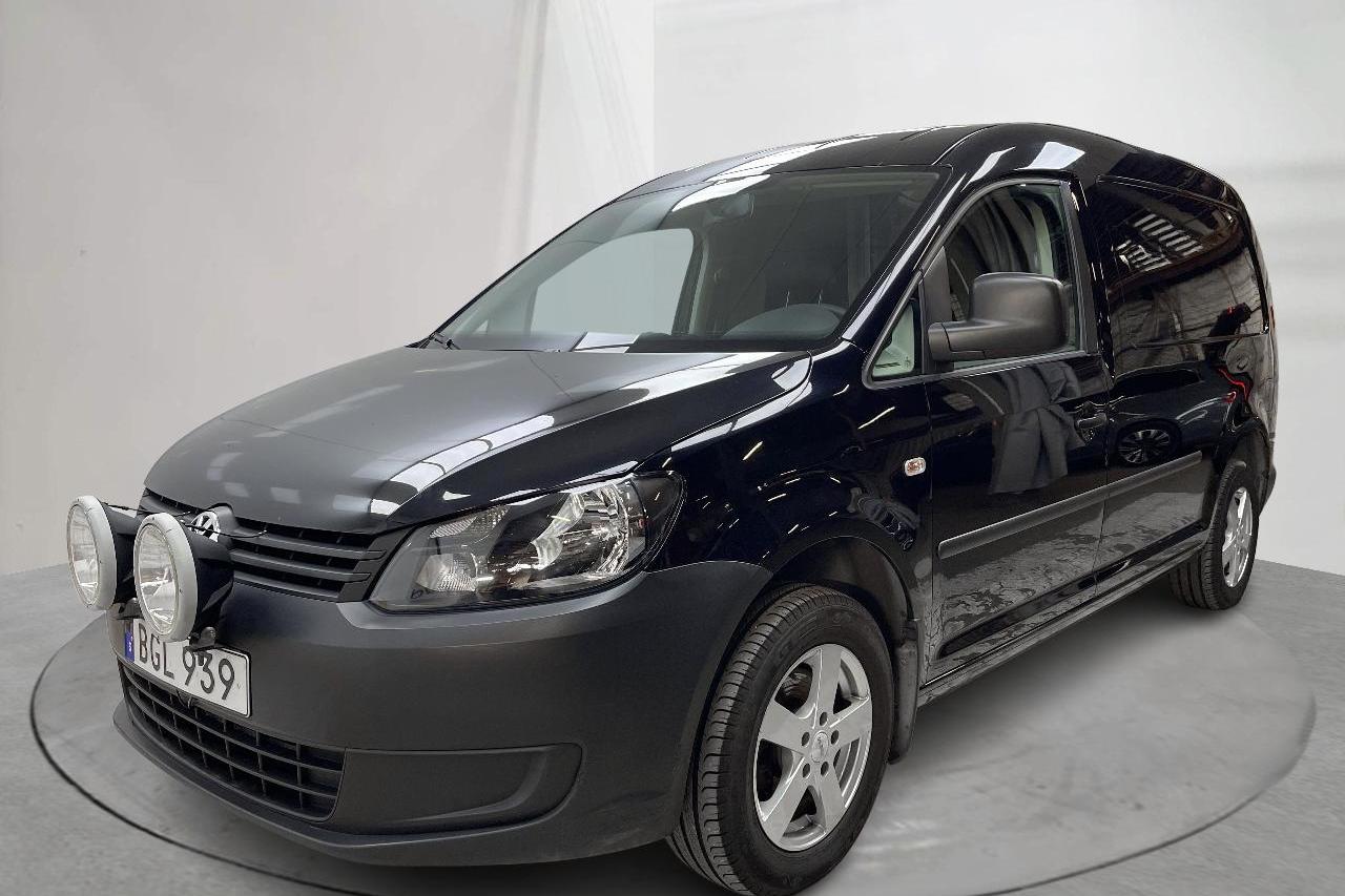 VW Caddy 2.0 TDI Maxi Skåp 4-motion (110hk) - 48 480 km - Käsitsi - must - 2014