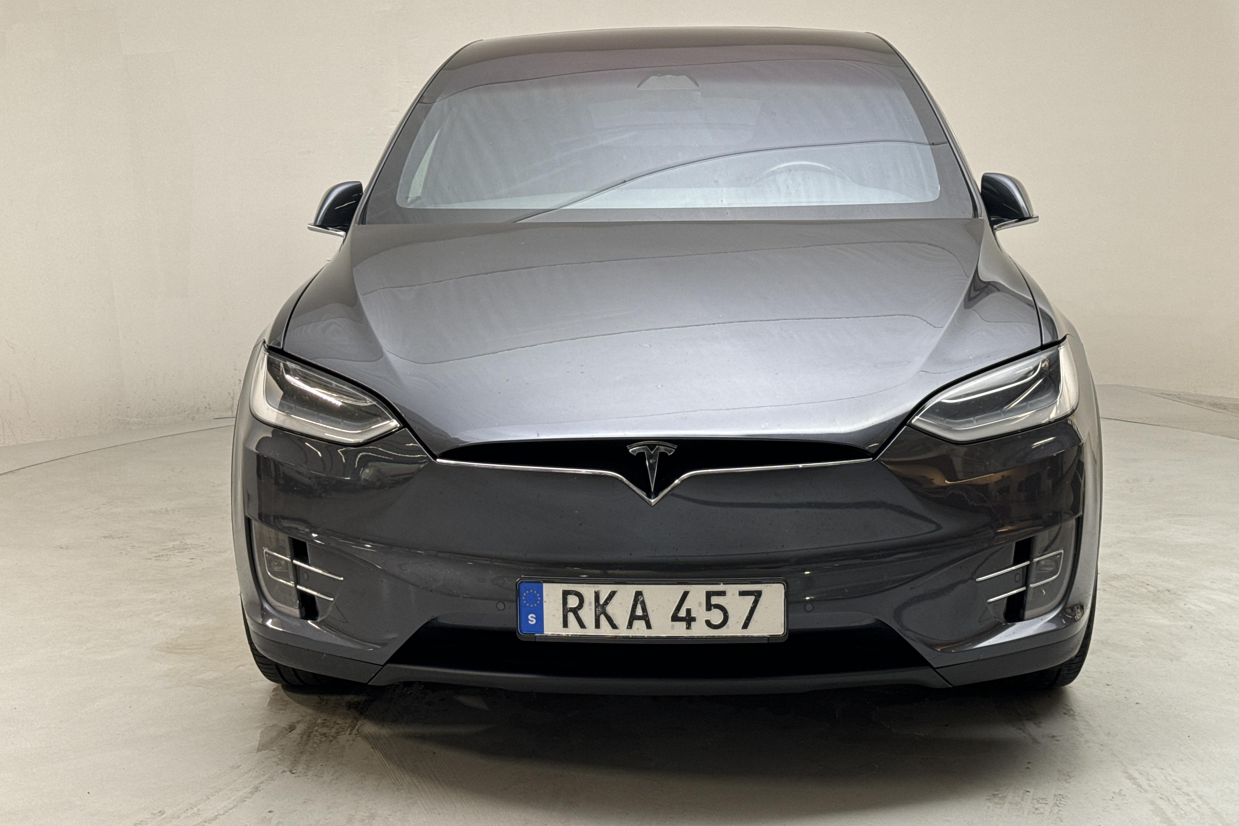 Tesla Model X 90D - 185 720 km - Automatyczna - szary - 2017