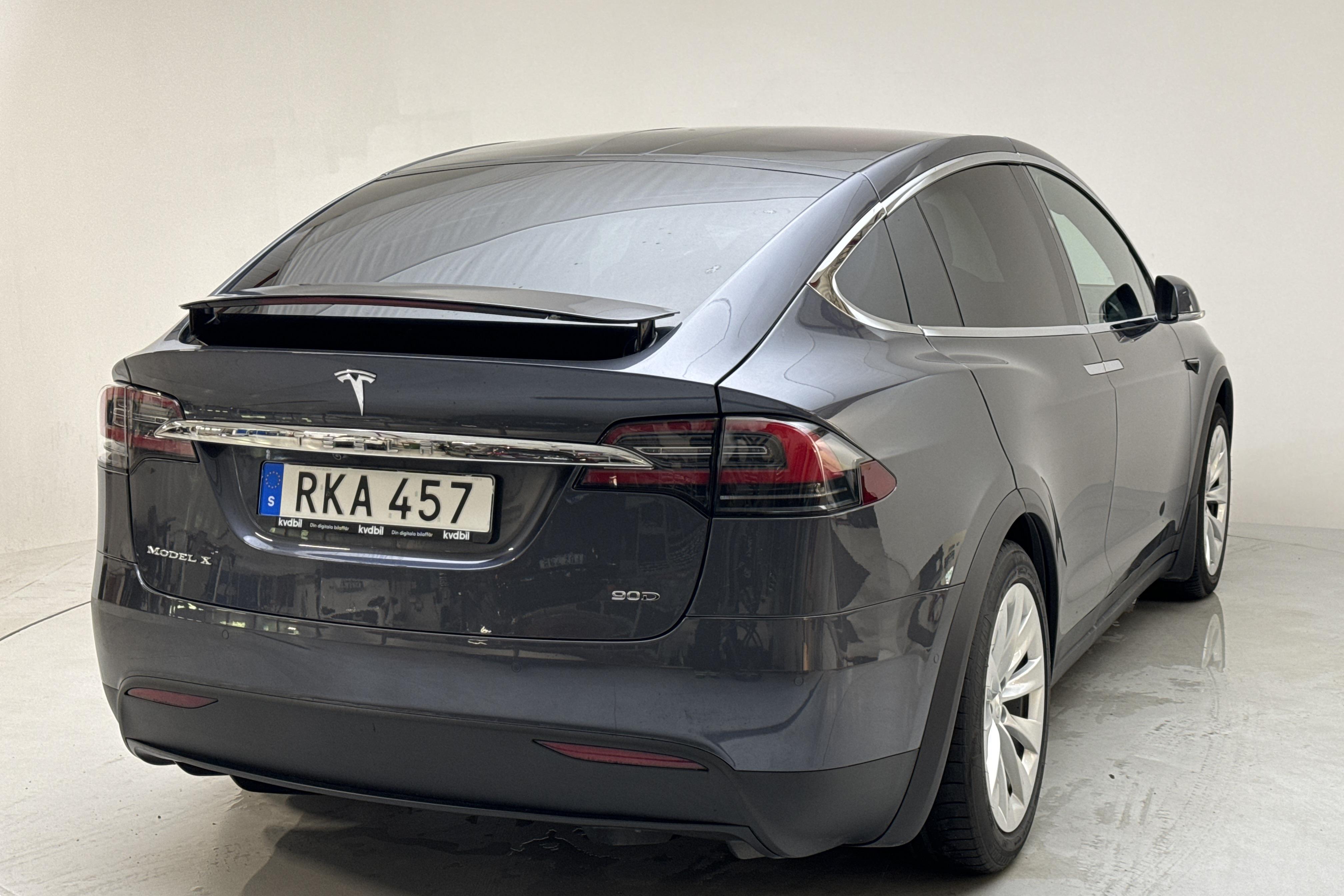 Tesla Model X 90D - 185 720 km - Automatyczna - szary - 2017