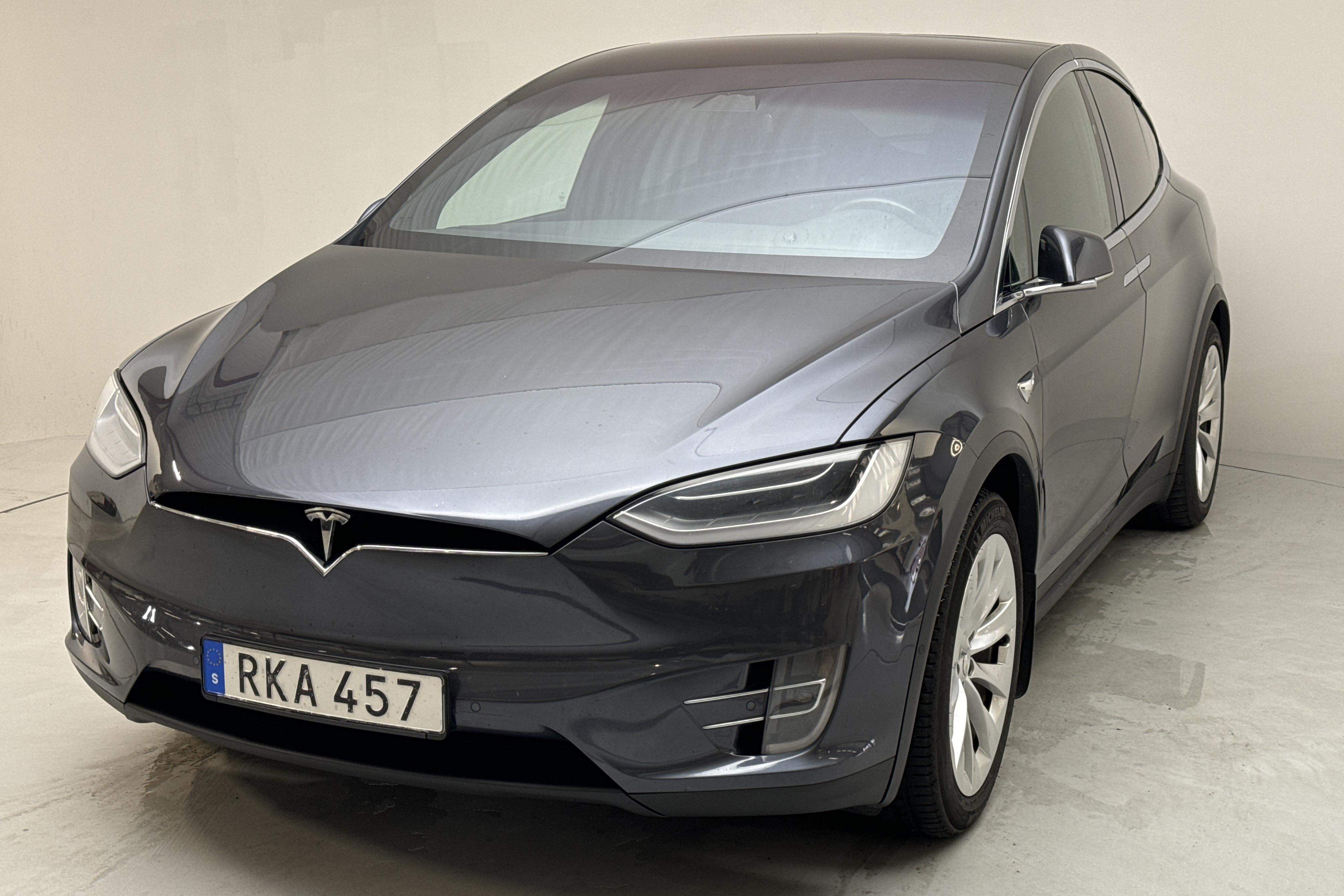 Tesla Model X 90D - 185 720 km - Automatyczna - szary - 2017