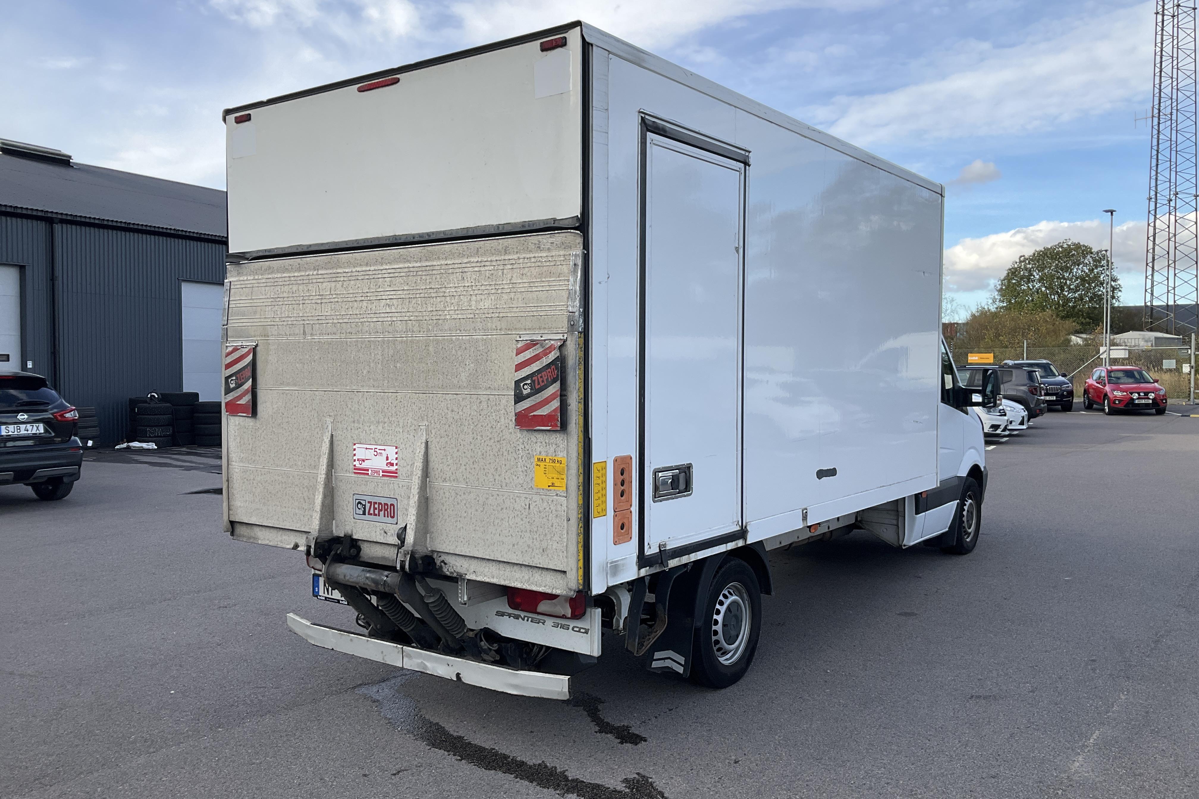 Mercedes Sprinter 316 CDI Pickup/Chassi (163hk) - 218 900 km - Automaattinen - valkoinen - 2017