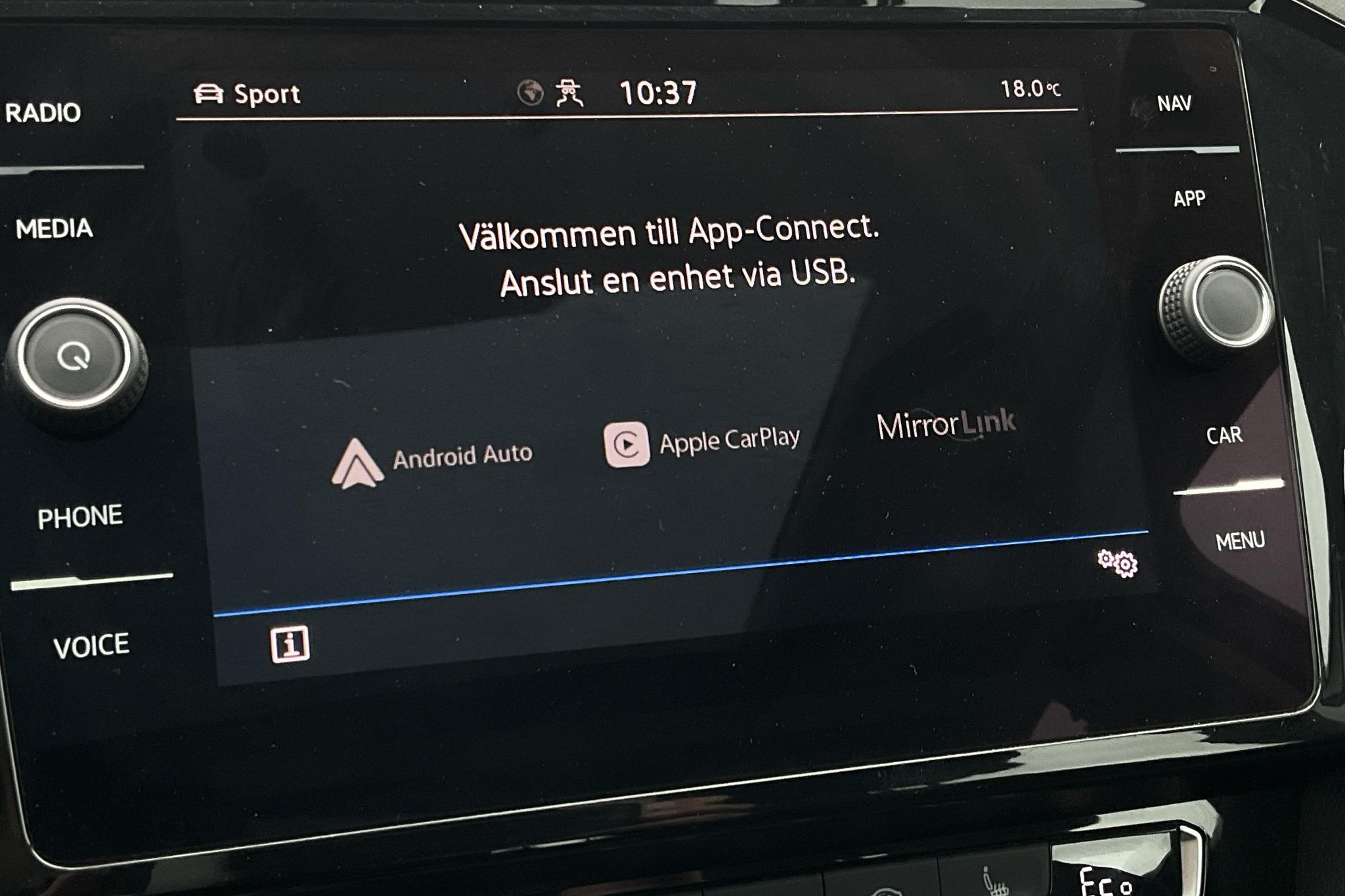 VW Passat 1.4 GTE Sportscombi (218hk) - 76 340 km - Automaattinen - valkoinen - 2020