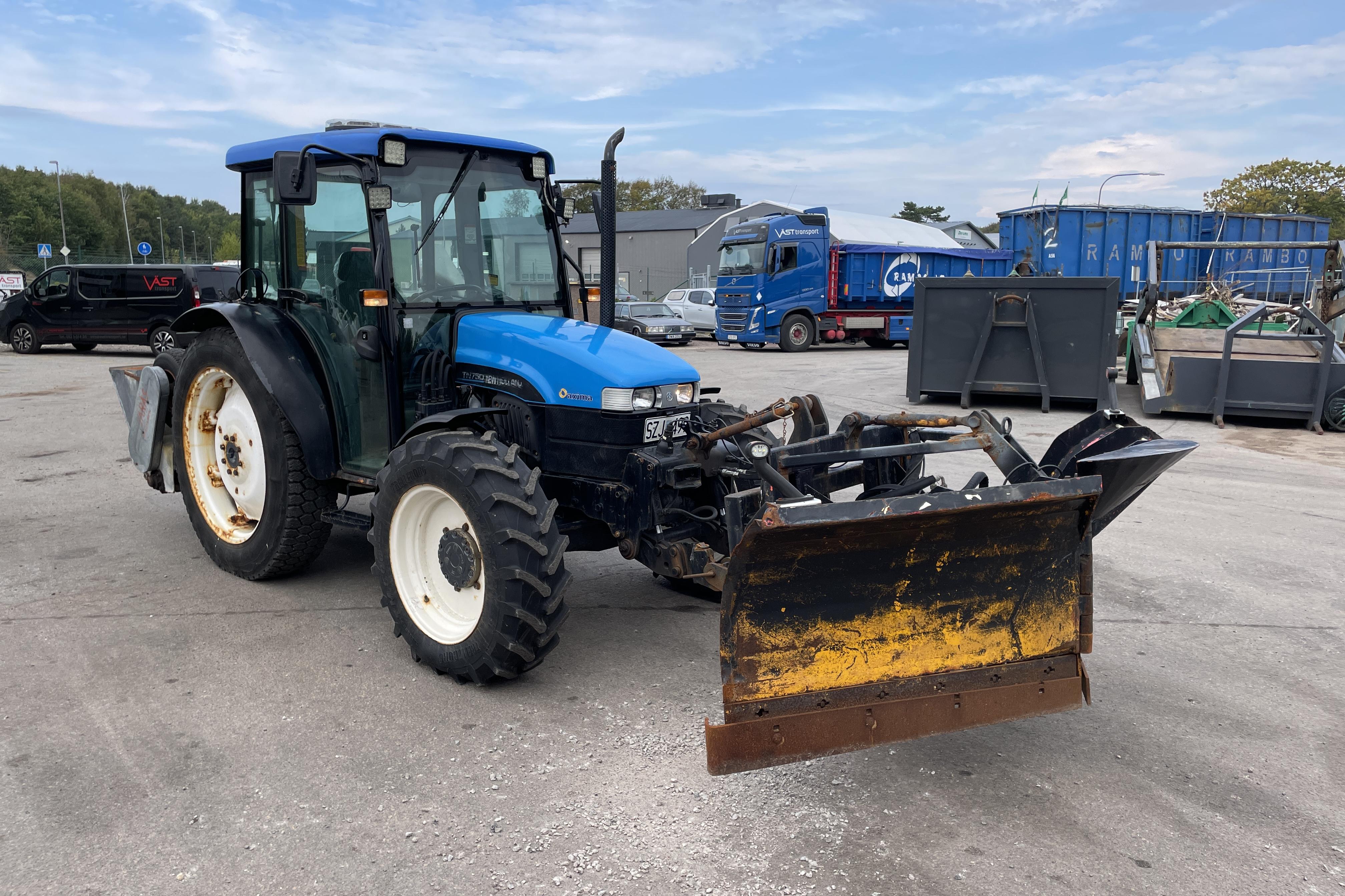 New Holland TN75D 4WD -  - Käsitsi - sinine - 2002