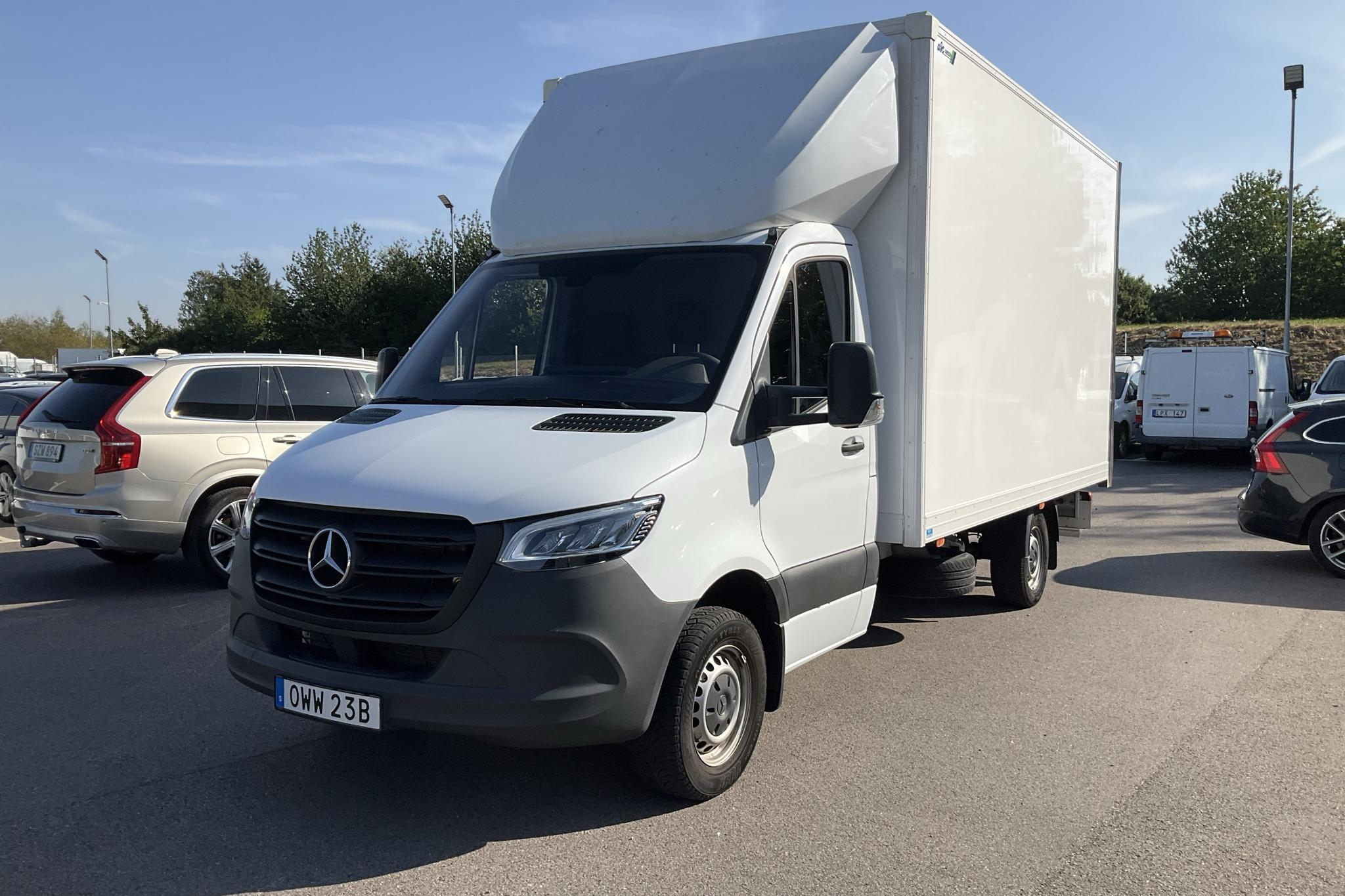 Mercedes Sprinter 317 CDI Volymskåp RWD (170hk) - 32 720 km - Automatyczna - biały - 2023