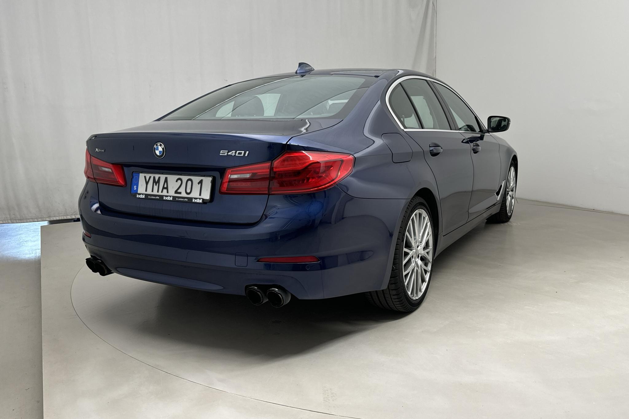 BMW 540i xDrive Sedan, G30 (340hk) - 50 070 km - Automaatne - sinine - 2017