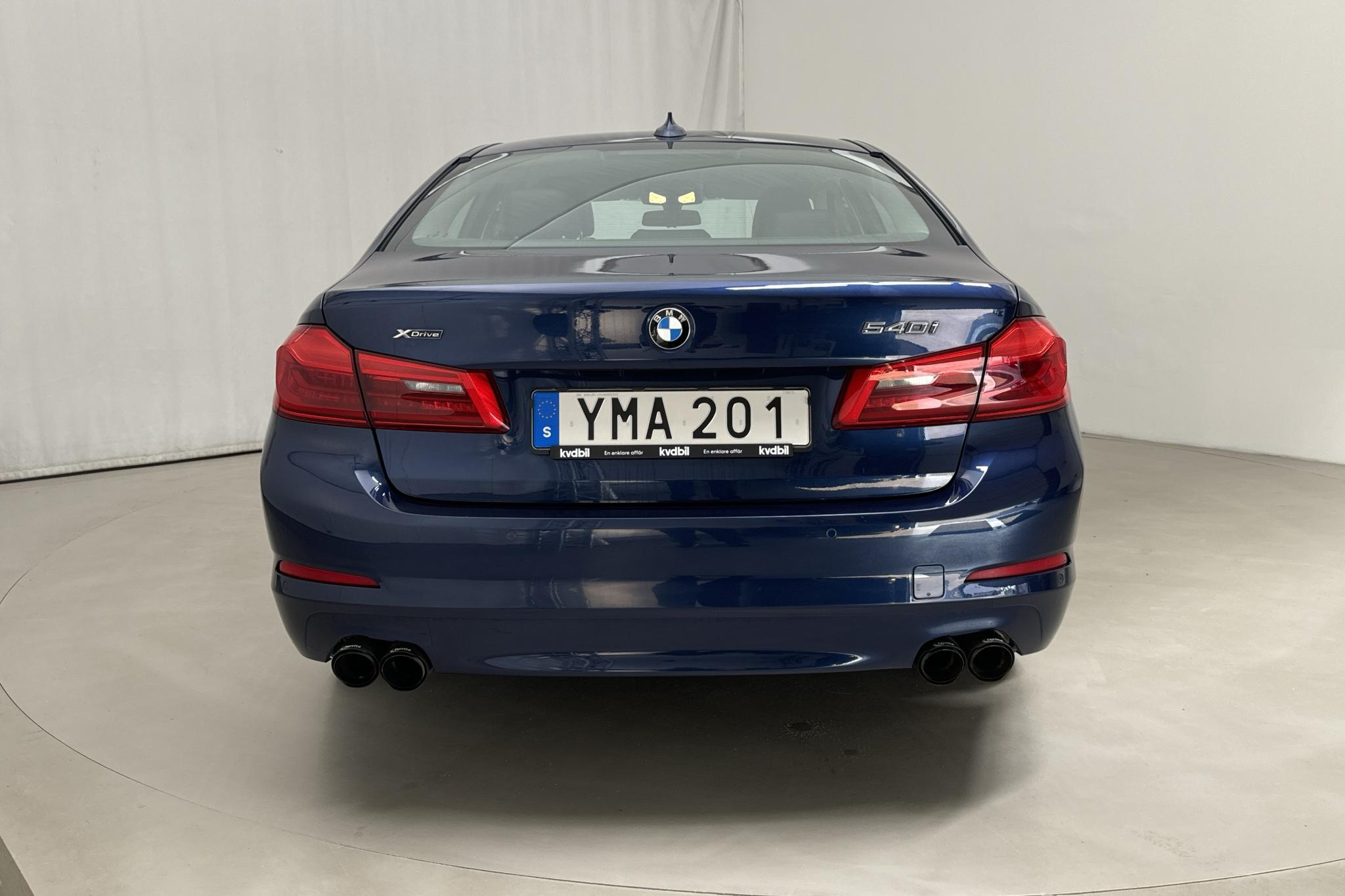 BMW 540i xDrive Sedan, G30 (340hk) - 50 070 km - Automaatne - sinine - 2017