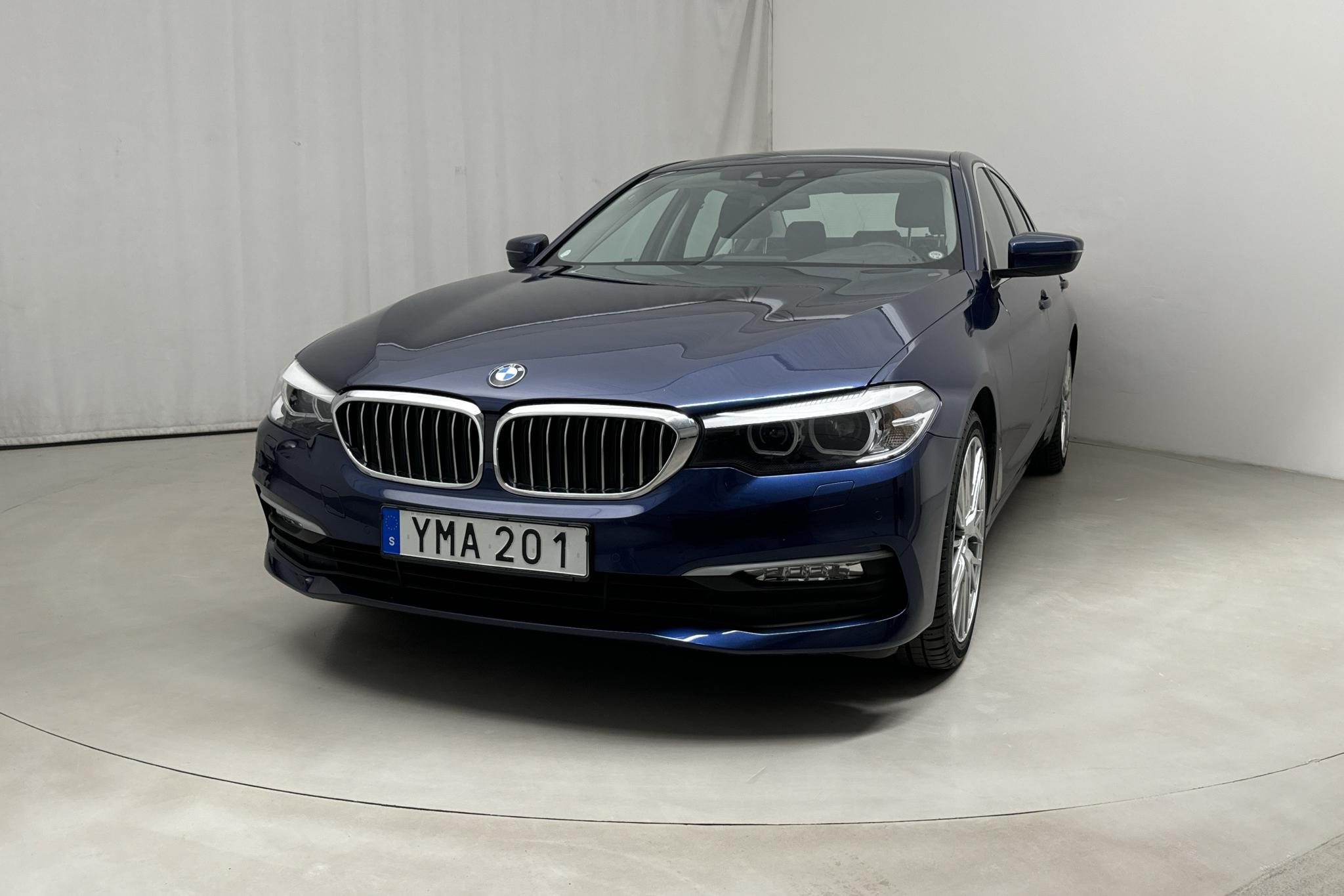 BMW 540i xDrive Sedan, G30 (340hk) - 5 007 mil - Automat - blå - 2017