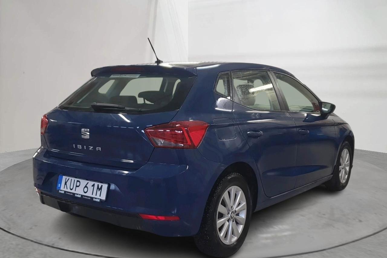 Seat Ibiza 1.0 MPI 5dr (80hk) - 33 960 km - Manuaalinen - sininen - 2019