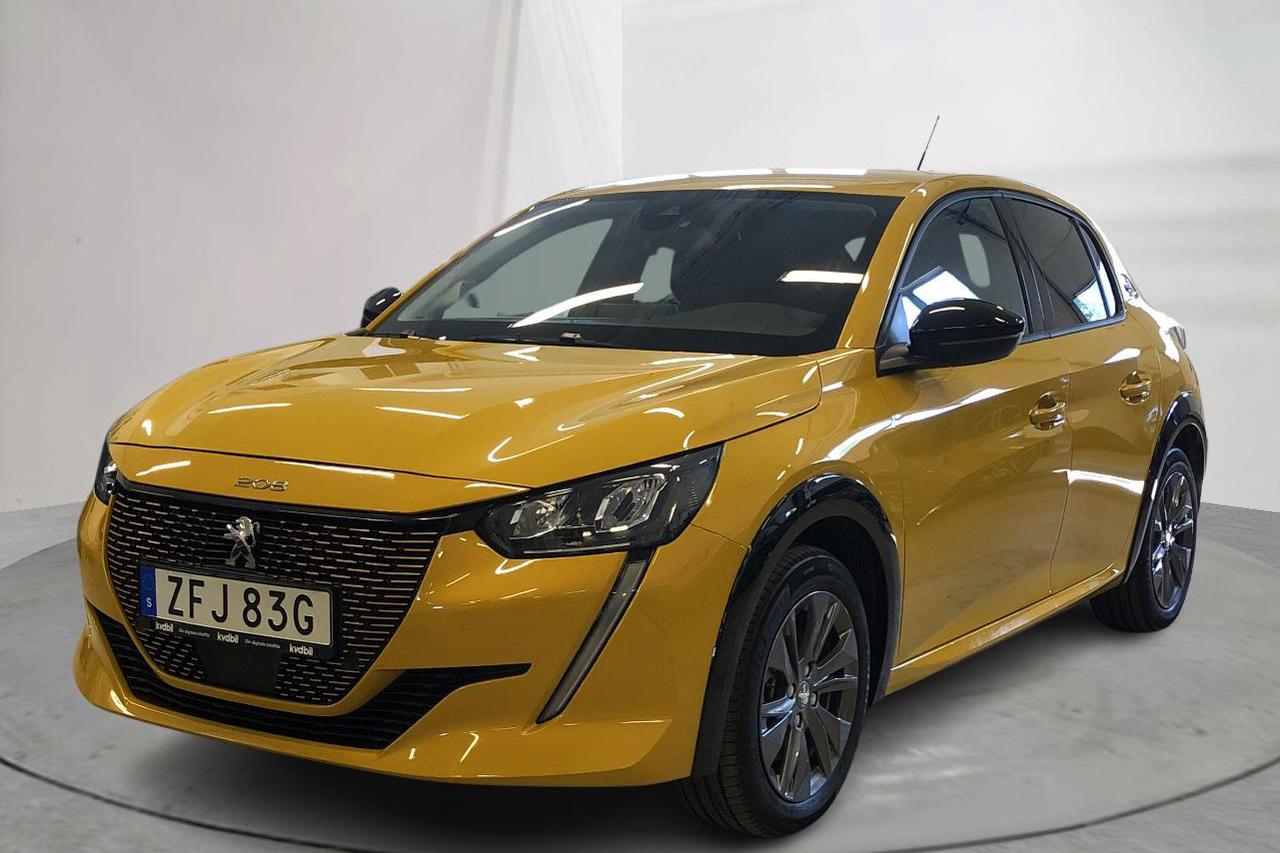 Peugeot e-208 50 kWh 5dr (136hk) - 2 460 mil - Automat - gul - 2022