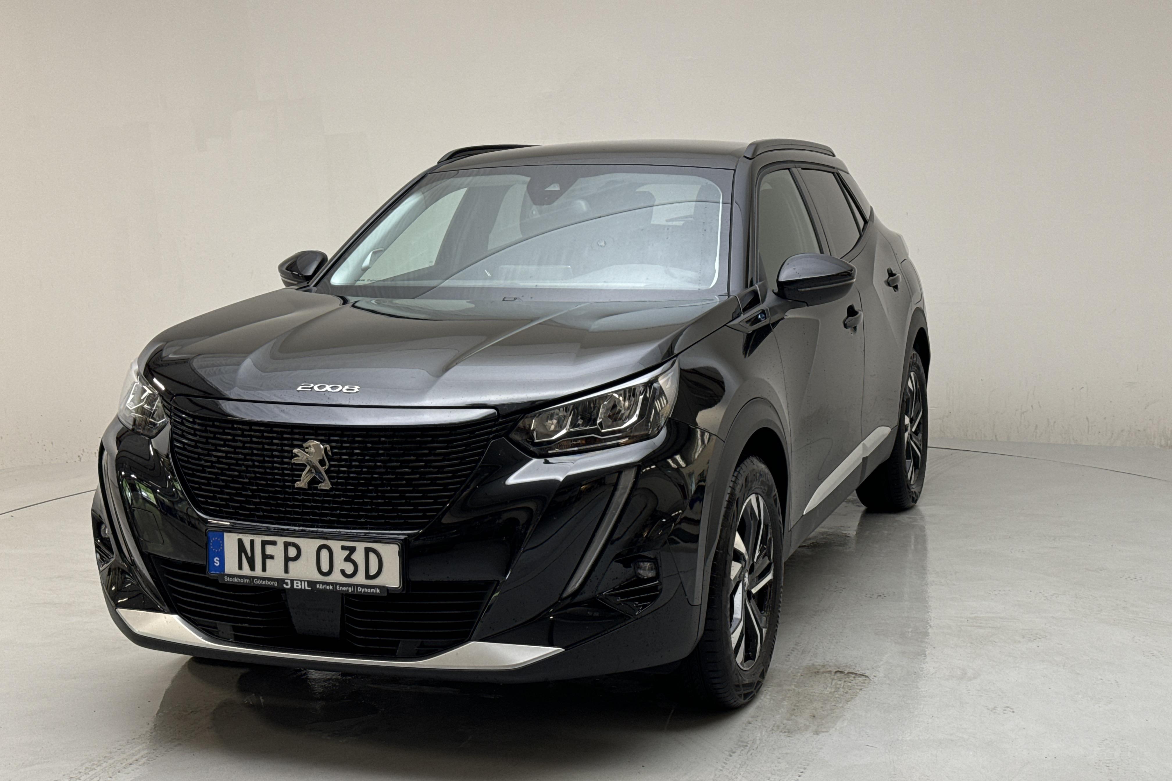 Peugeot e-2008 50 kWh (136hk) - 35 730 km - Automatic - black - 2022