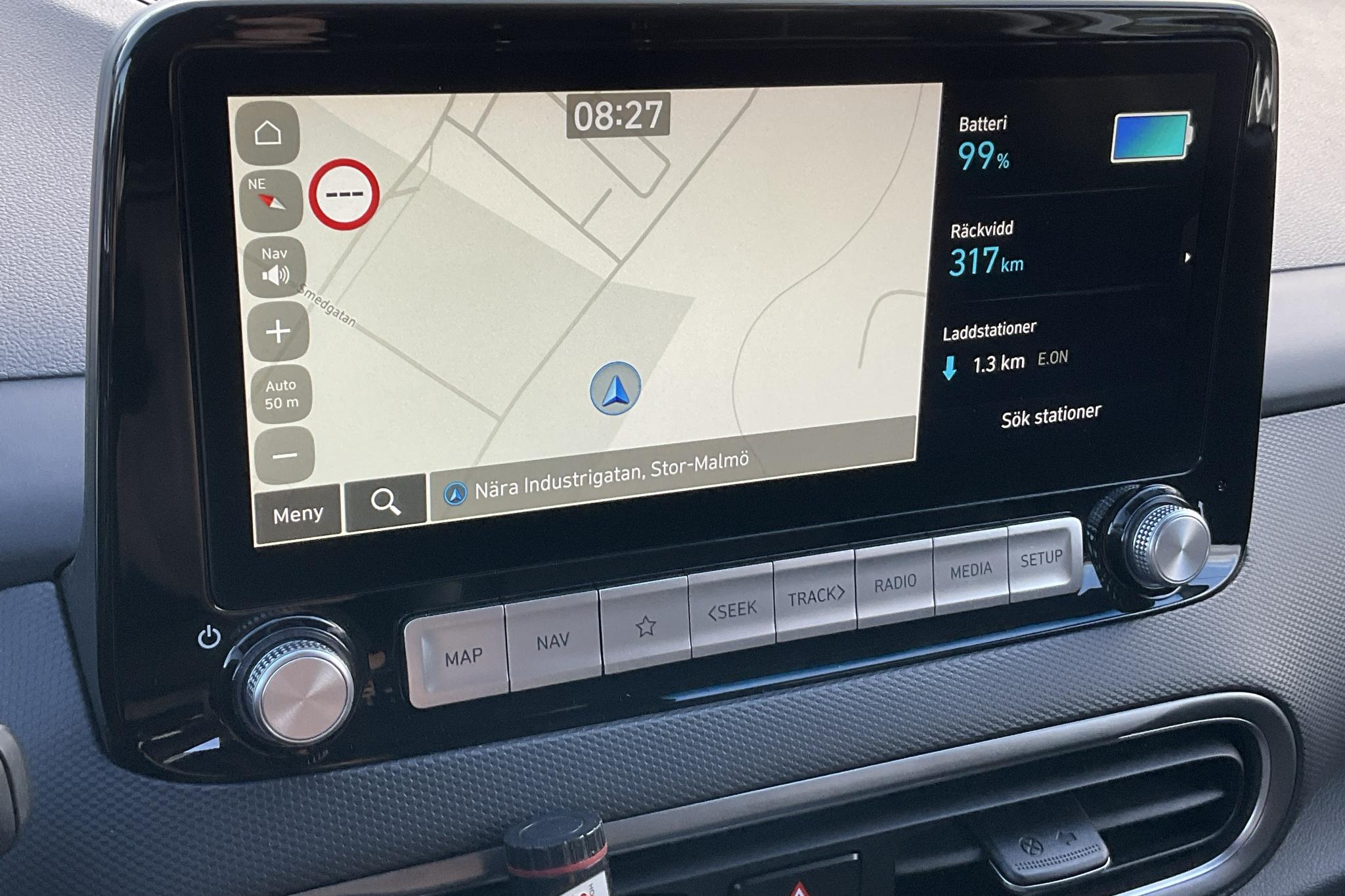 Hyundai Kona Electric Standard Range 39kWh (136hk) - 29 230 km - Automaattinen - valkoinen - 2021