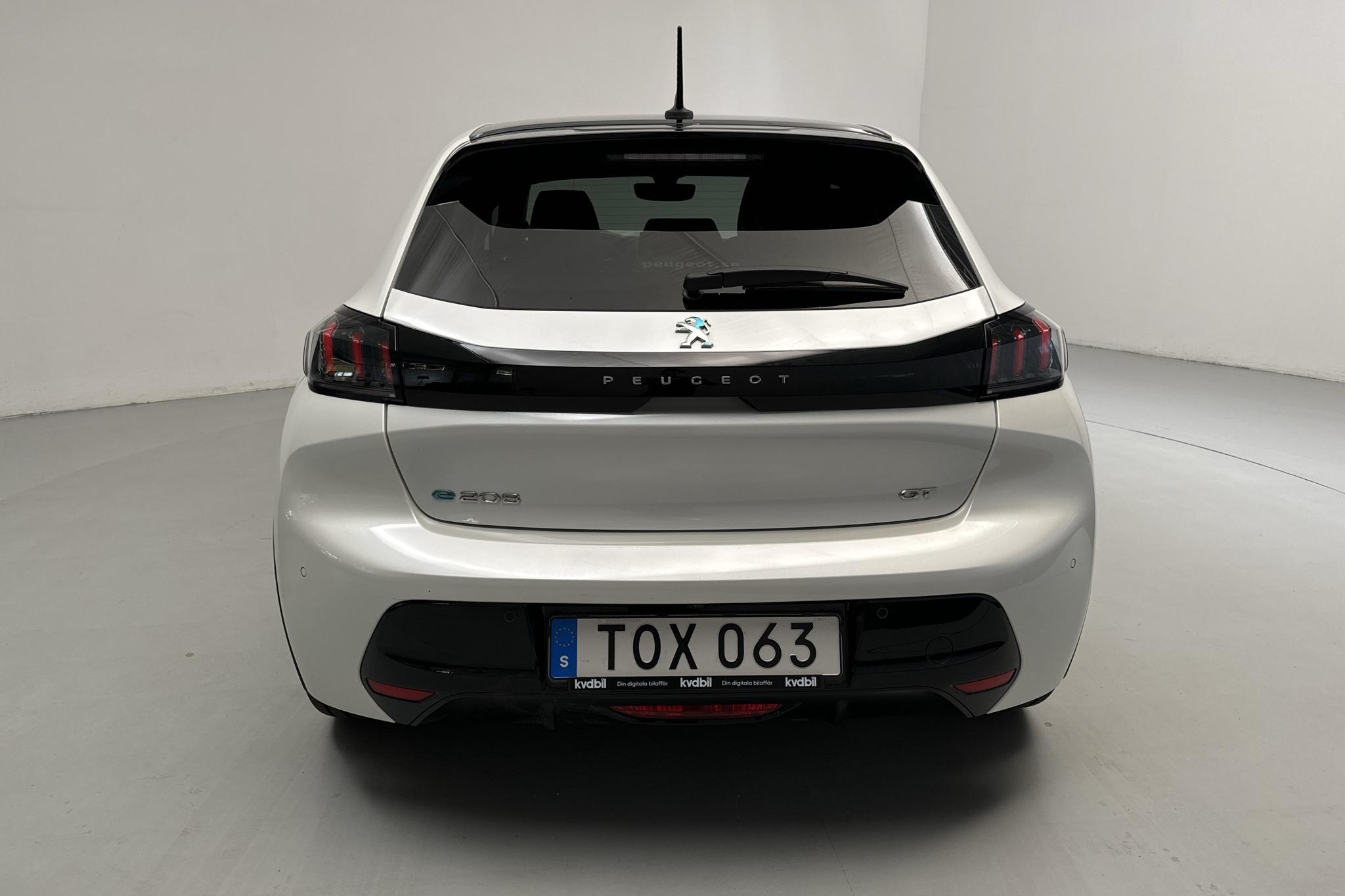 Peugeot e-208 50 kWh 5dr (136hk) - 36 080 km - Automaattinen - valkoinen - 2021