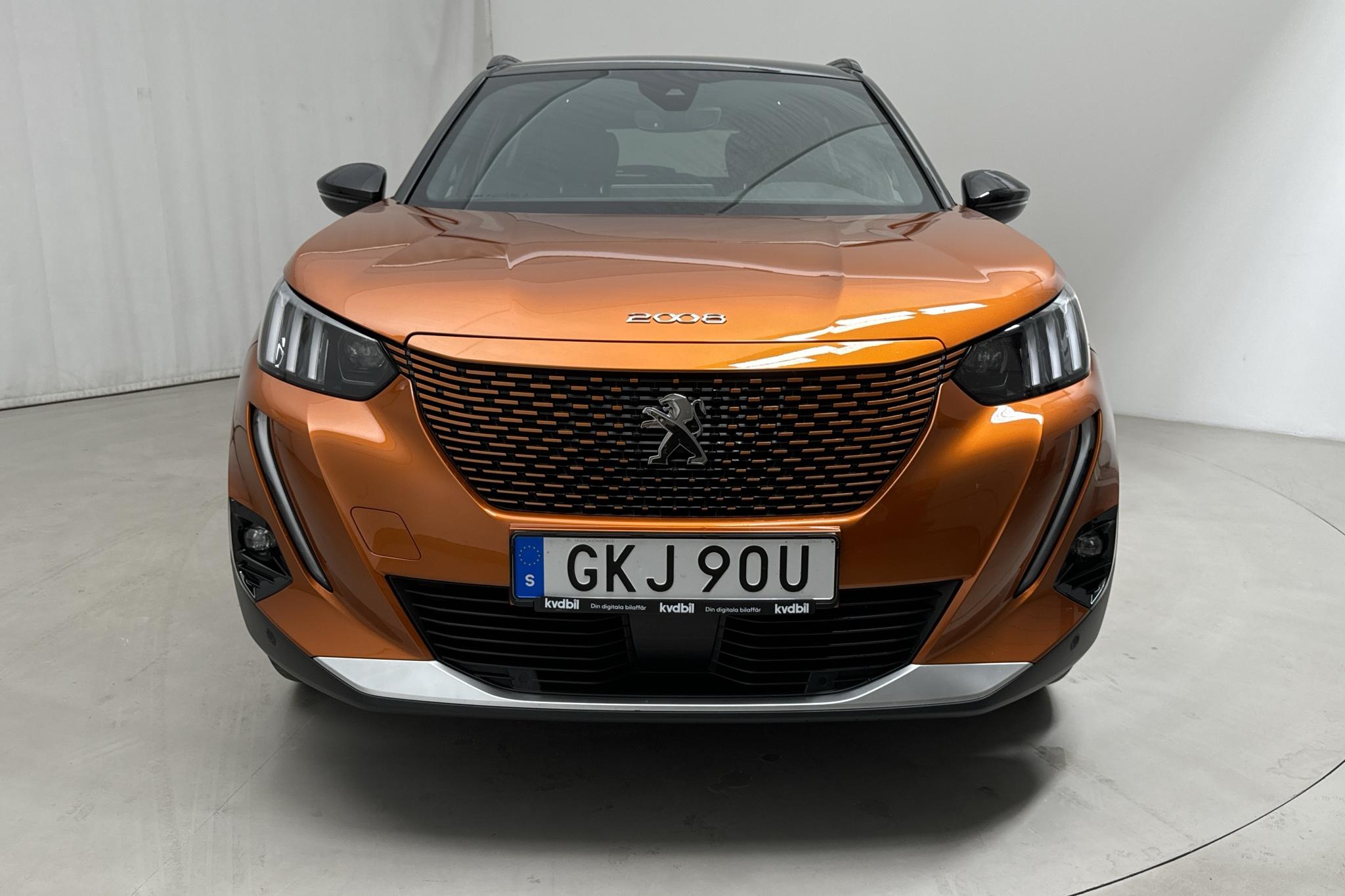 Peugeot e-2008 50 kWh (136hk) - 22 260 km - Automaattinen - oranssi - 2022