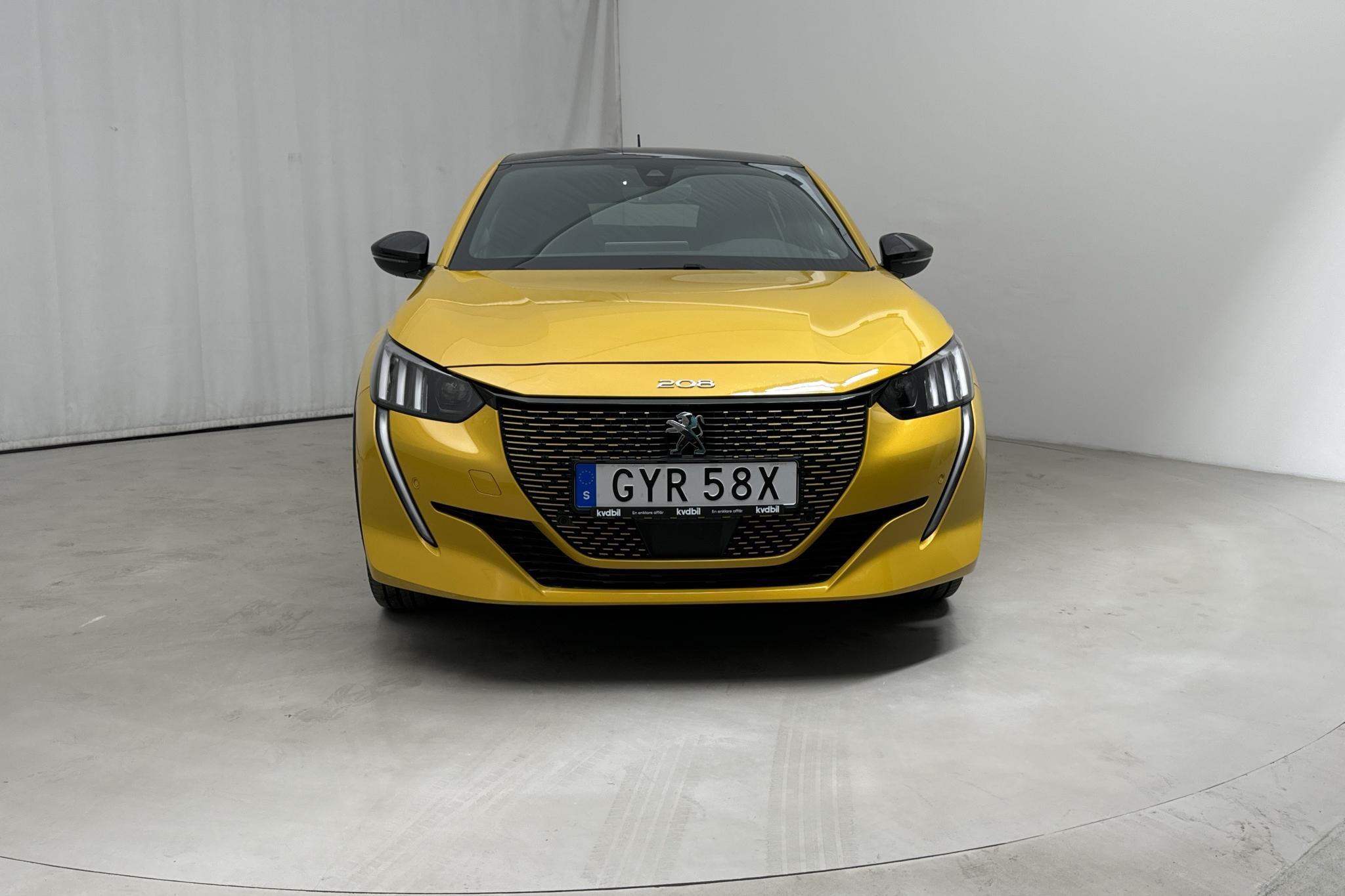 Peugeot e-208 50 kWh 5dr (136hk) - 18 080 km - Automatic - yellow - 2021