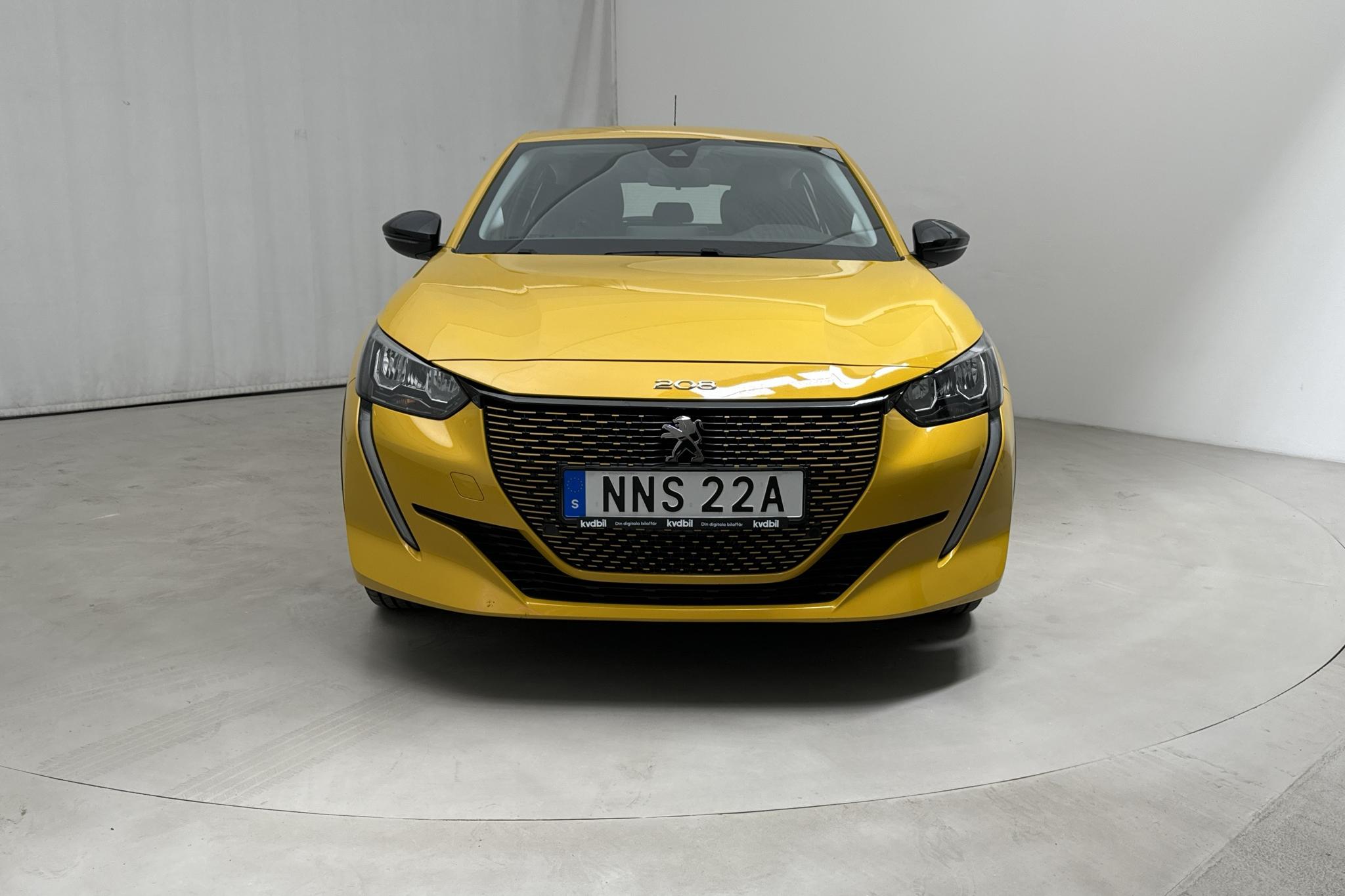 Peugeot e-208 50 kWh 5dr (136hk) - 17 150 km - Automatic - yellow - 2022