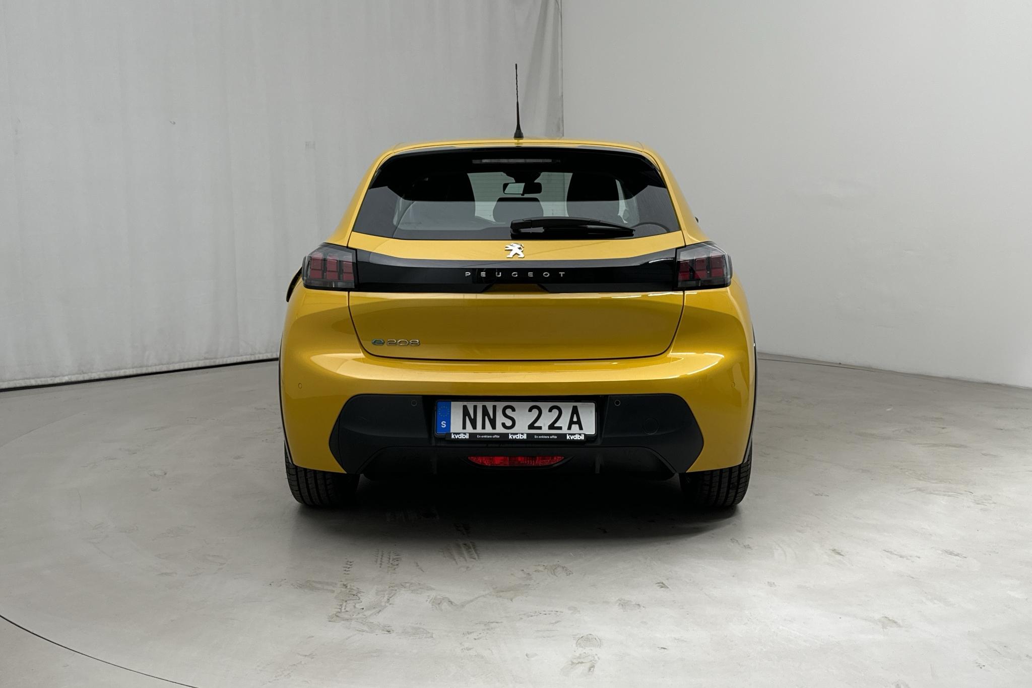 Peugeot e-208 50 kWh 5dr (136hk) - 17 150 km - Automatic - yellow - 2022