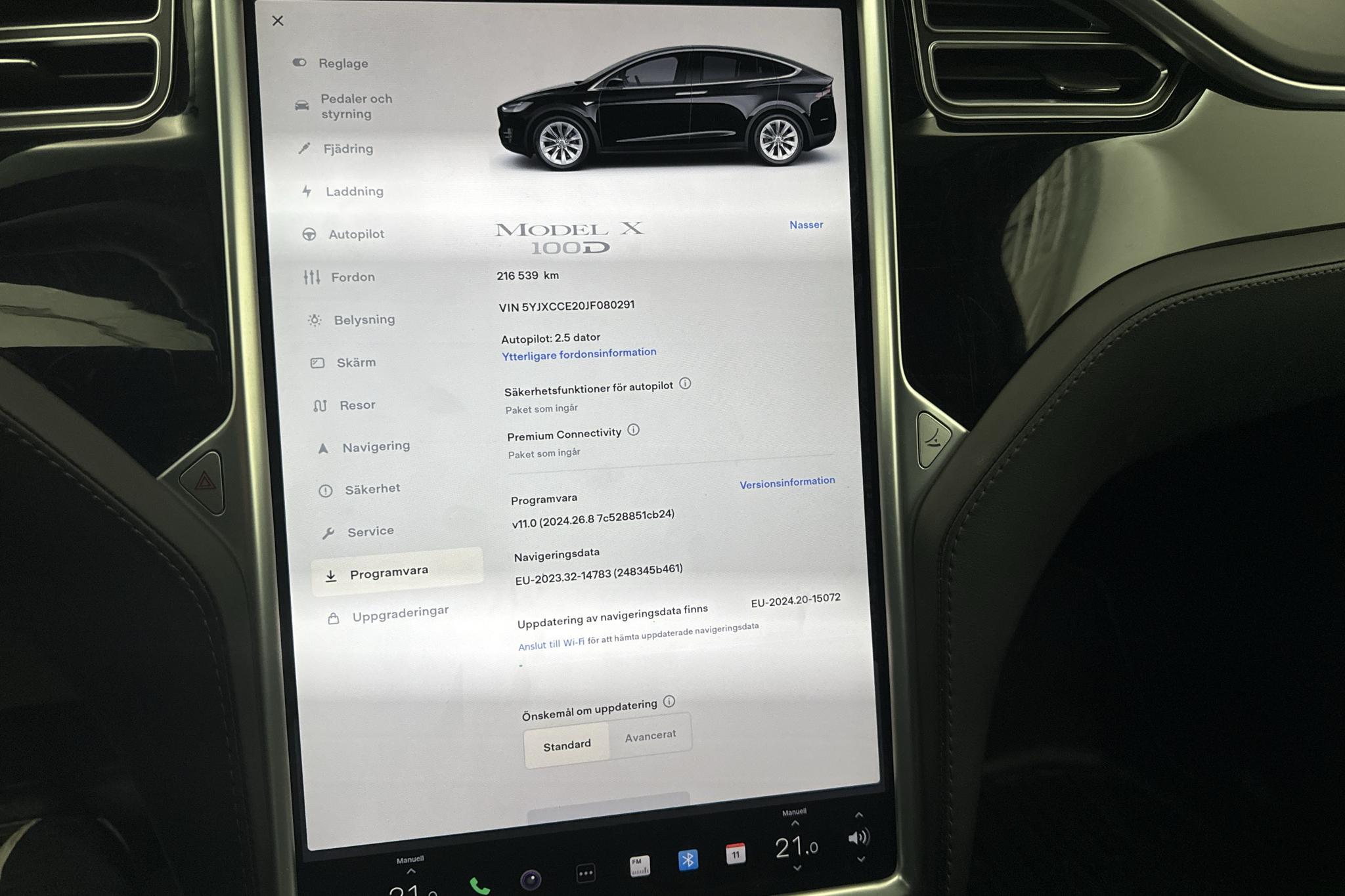 Tesla Model X 100D - 216 530 km - Automatic - black - 2018