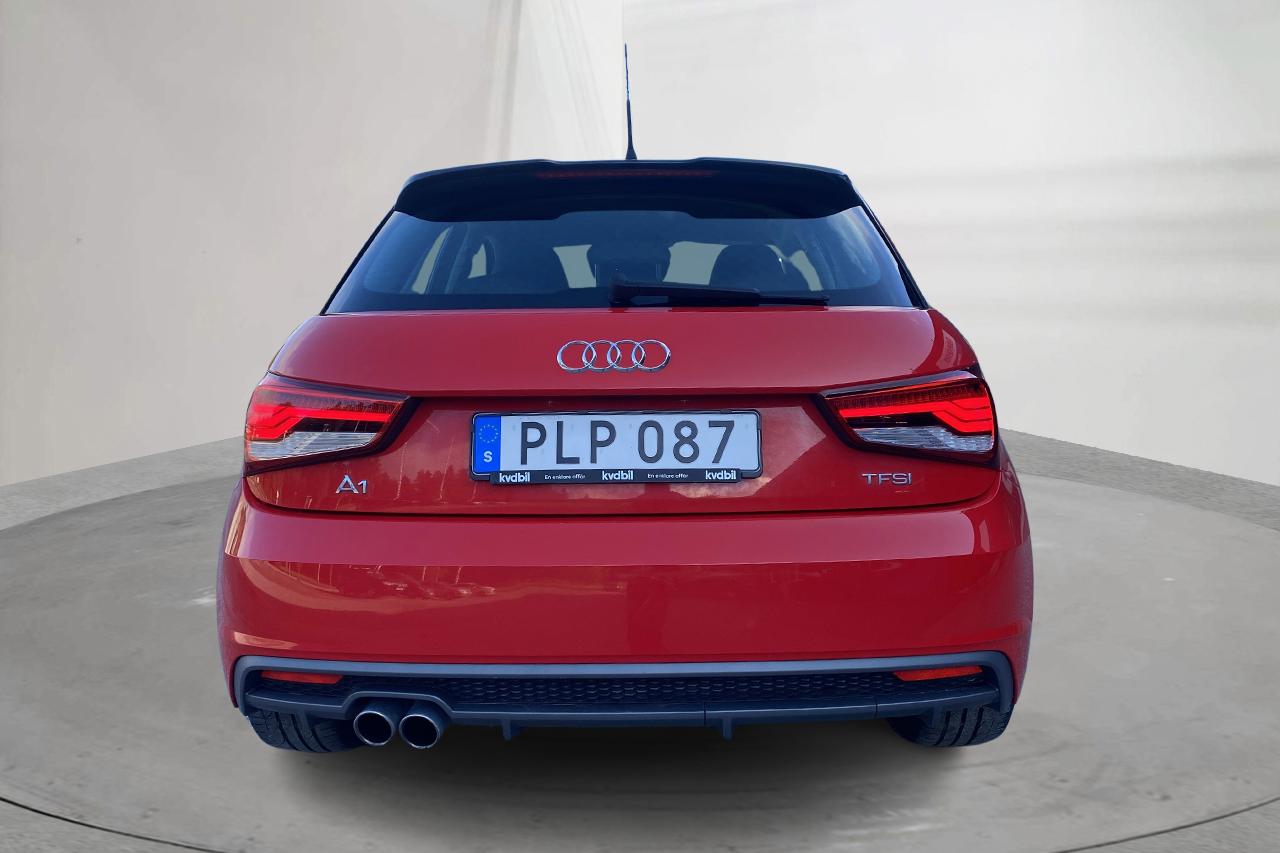 Audi A1 1.4 TFSI Sportback (125hk) - 49 240 km - Manuaalinen - punainen - 2018