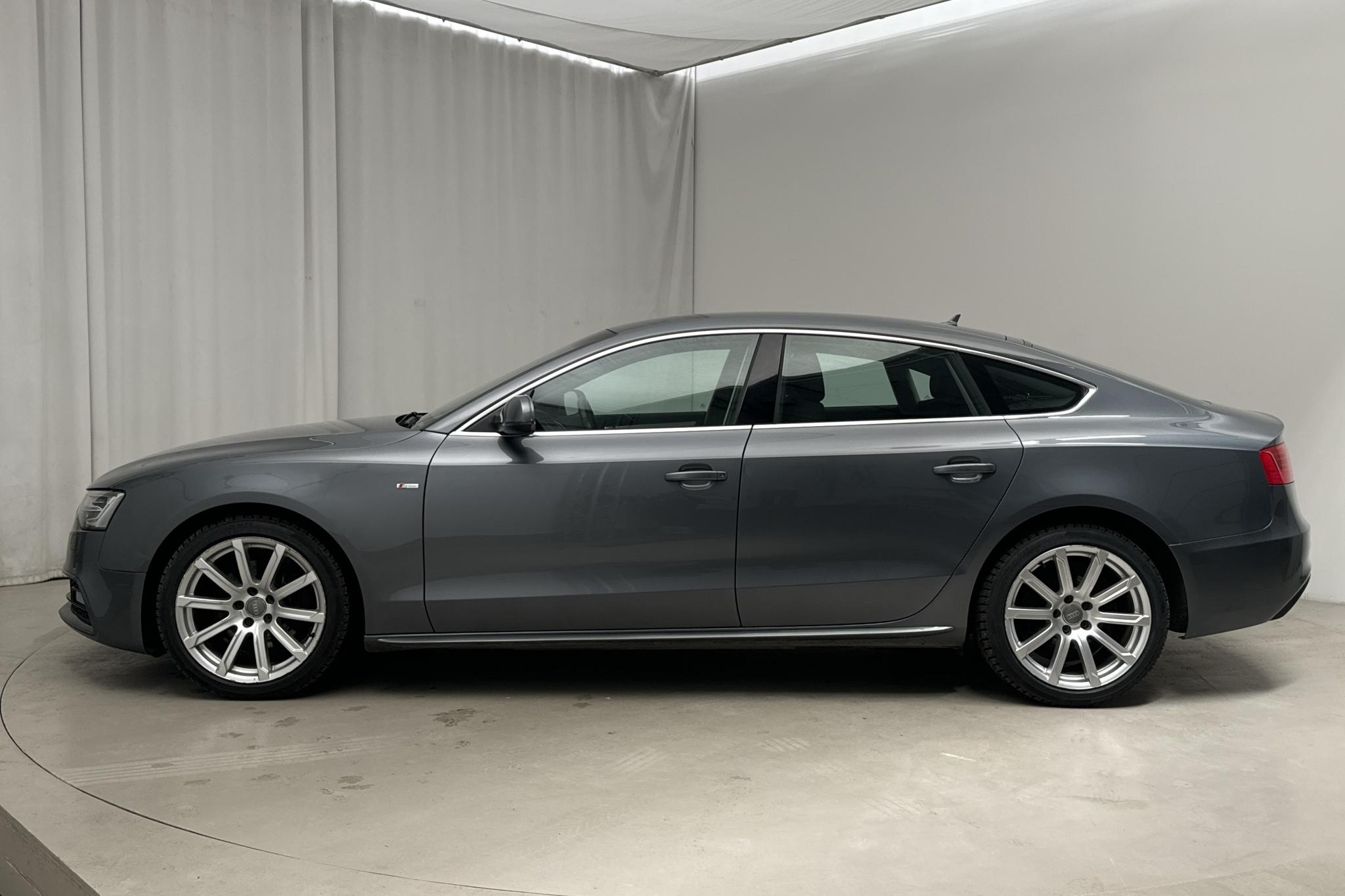 Audi A5 2.0 TDI Clean diesel Sportback quattro (190hk) - 169 460 km - Automatic - gray - 2015