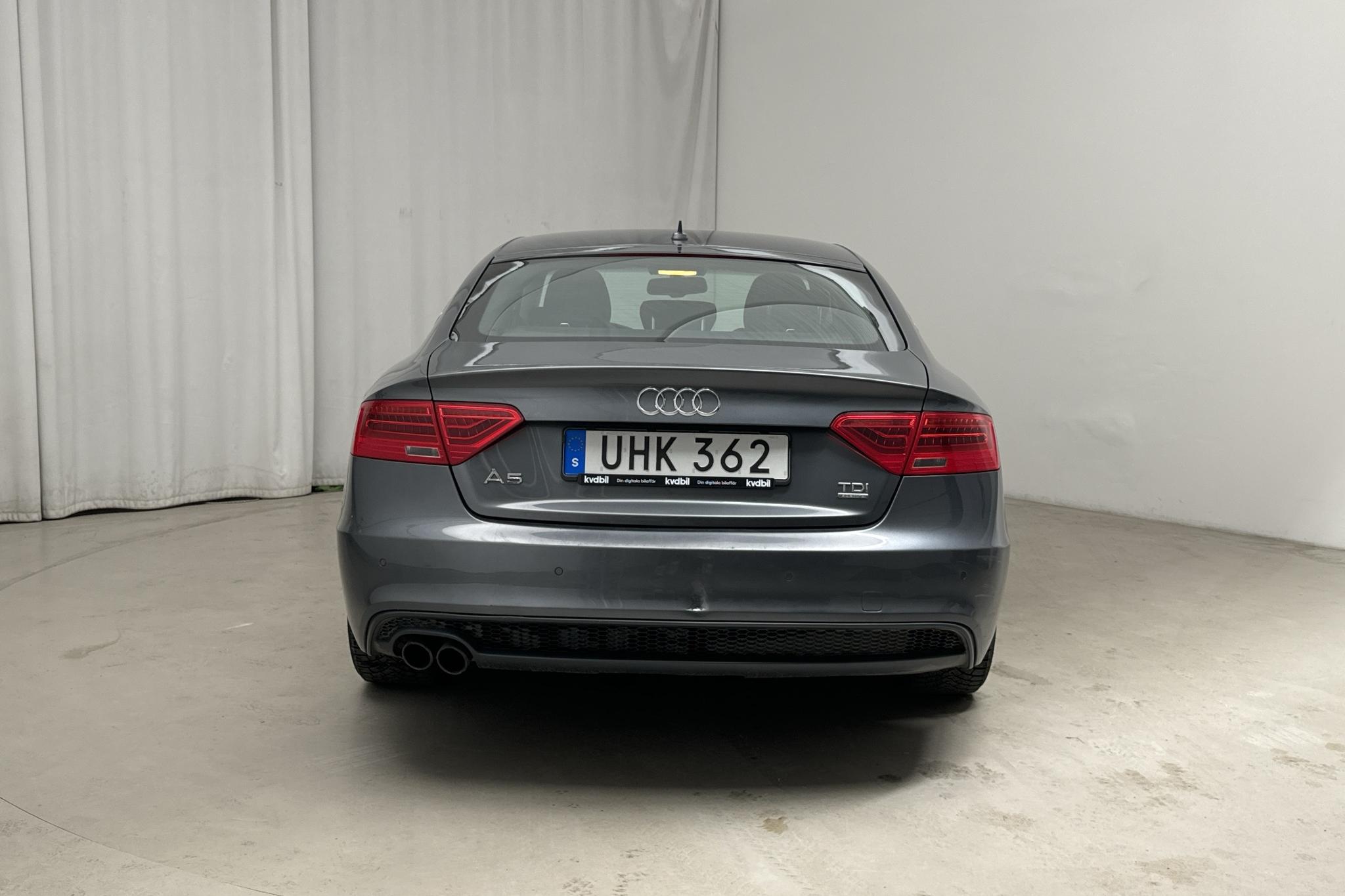 Audi A5 2.0 TDI Clean diesel Sportback quattro (190hk) - 169 460 km - Automatic - gray - 2015