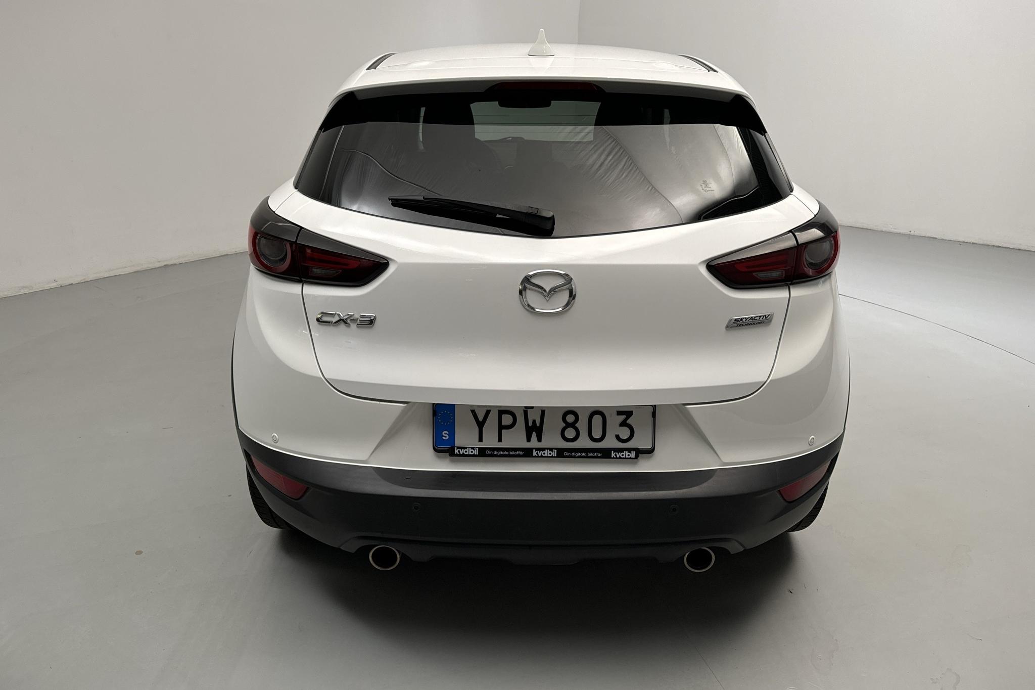 Mazda CX-3 2.0 2WD (121hk) - 120 280 km - Automatyczna - biały - 2018