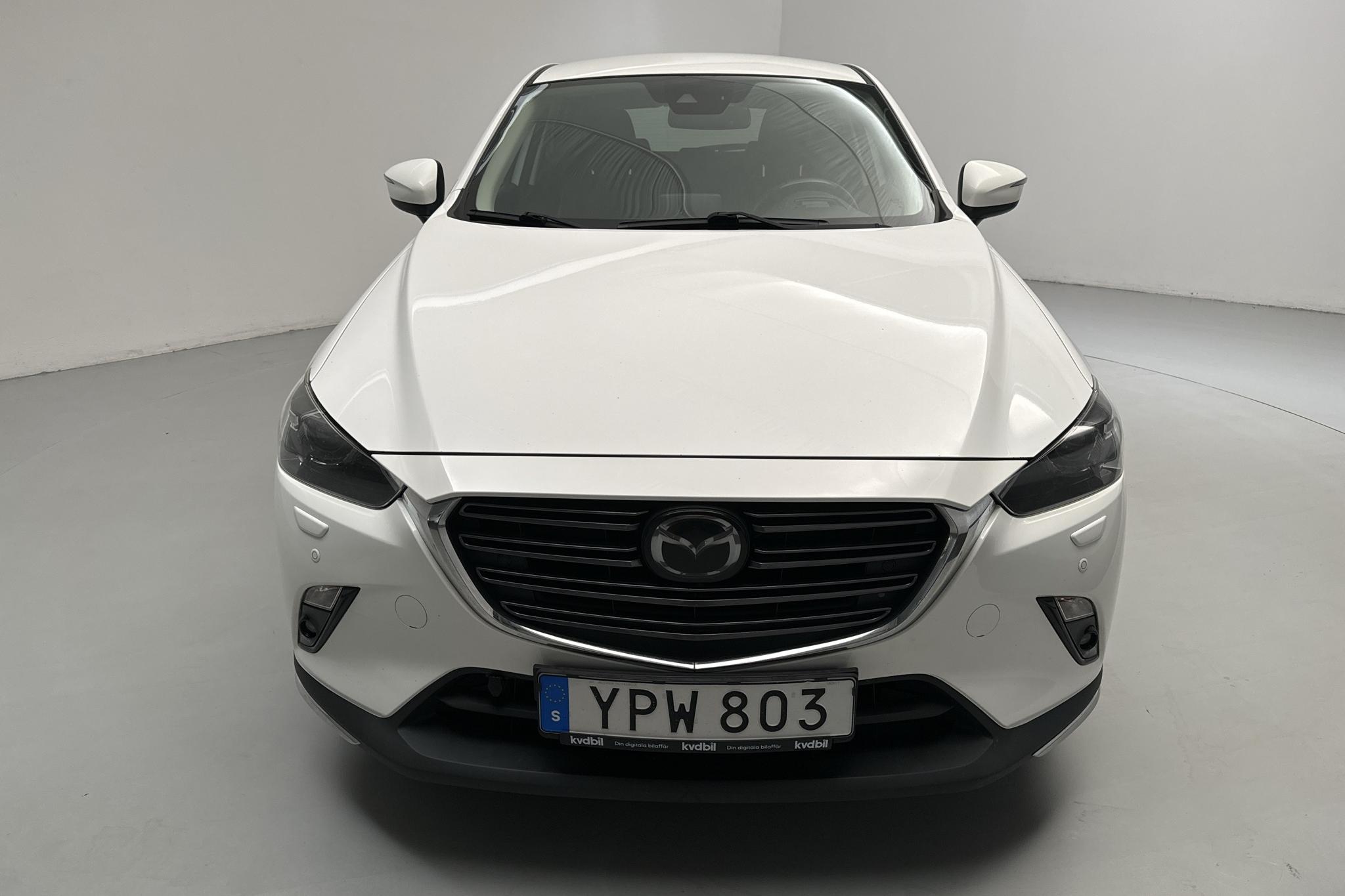 Mazda CX-3 2.0 2WD (121hk) - 120 280 km - Automatyczna - biały - 2018