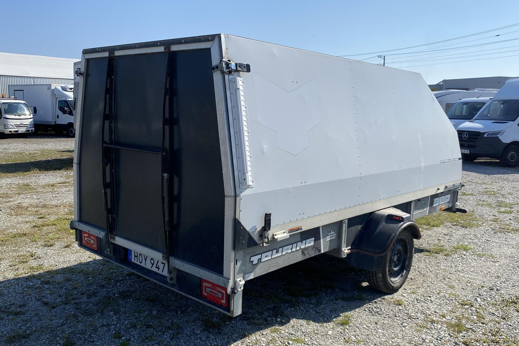 NORTH GRADE 4P TOURING 380 TX Kåpsläpvagn med tippfunktion - 0 km - Light Grey - 2018