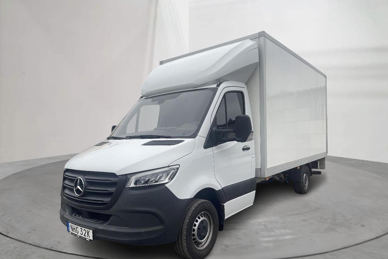 Mercedes Sprinter 317 CDI Volymskåp RWD (170hk) - 3 462 mil - Automat - vit - 2023