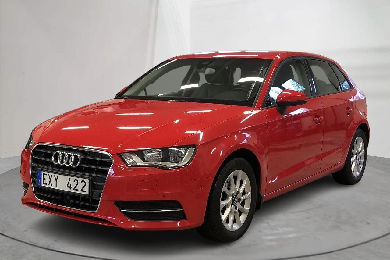 Audi A3 1.4 TFSI Sportback (122hk) - 54 770 km - Manual - red - 2013