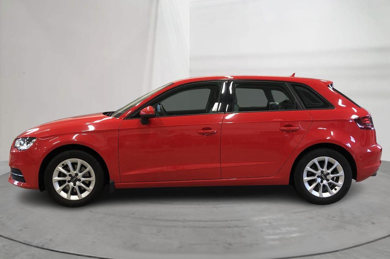 Audi A3 1.4 TFSI Sportback (122hk) - 54 770 km - Manual - red - 2013