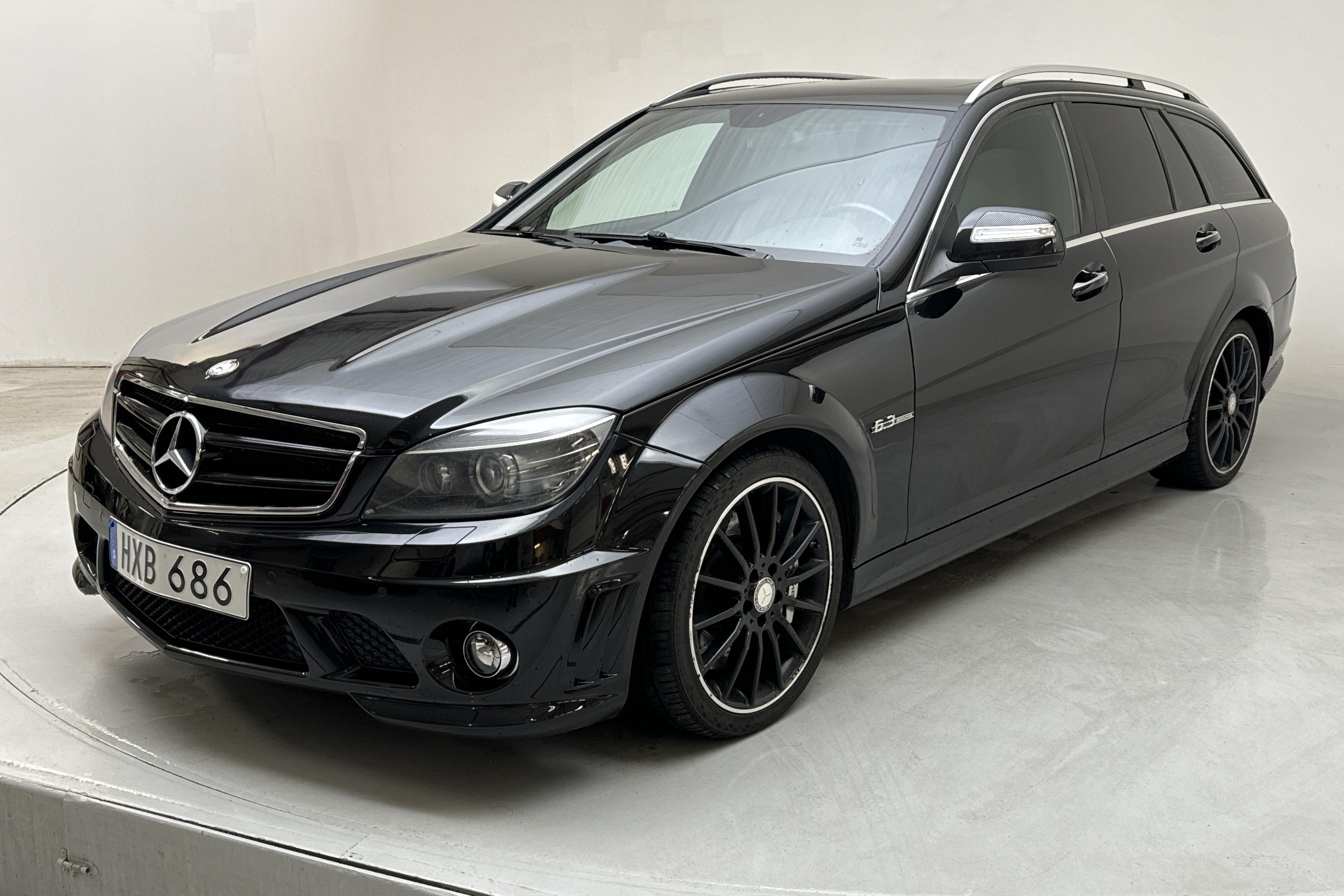 Mercedes C 63 AMG Kombi S204 (457hk) - 149 590 km - Automaatne - must - 2009