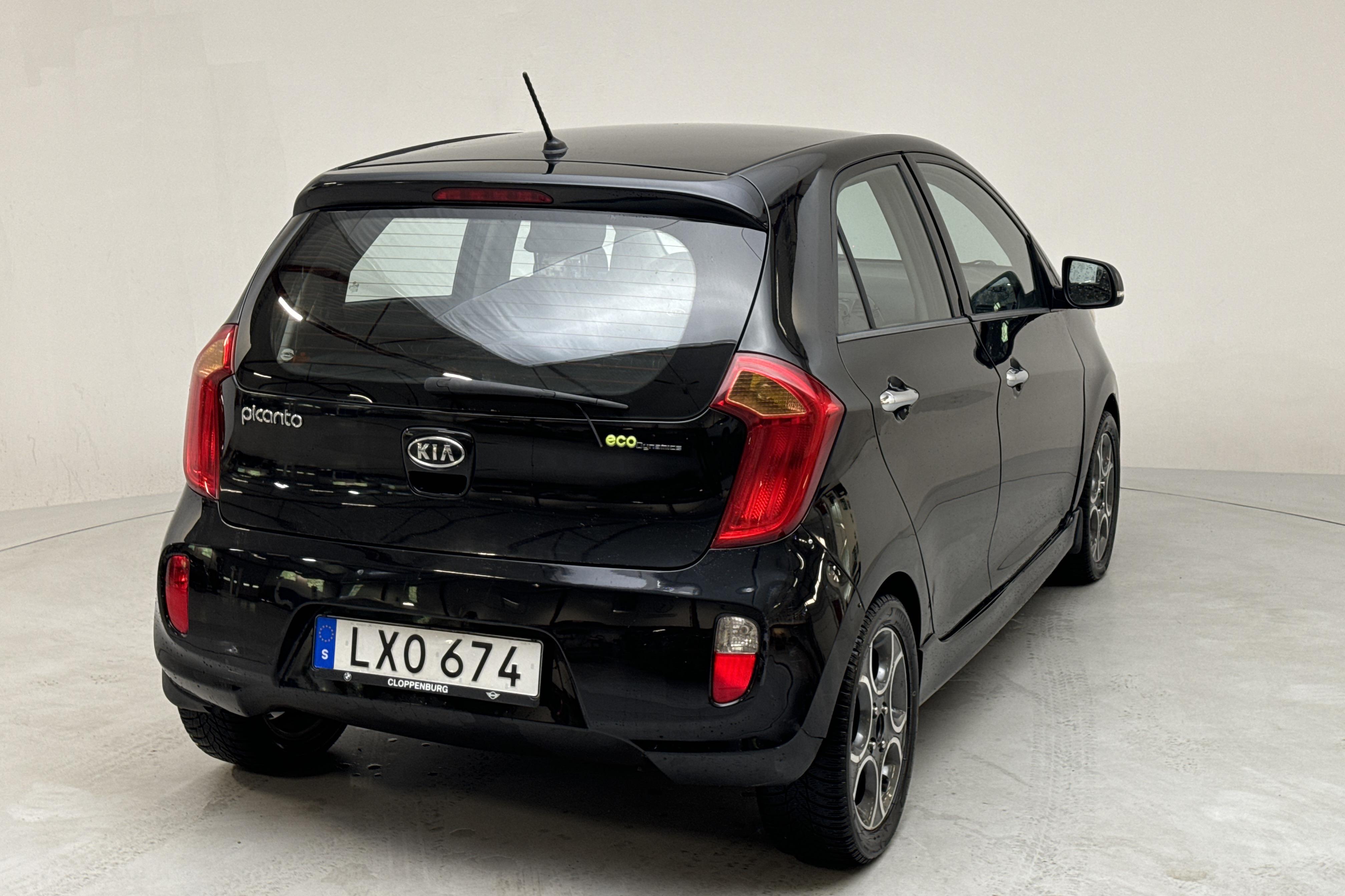 KIA Picanto 1.2 5dr (85hk) - 186 050 km - Manual - black - 2012