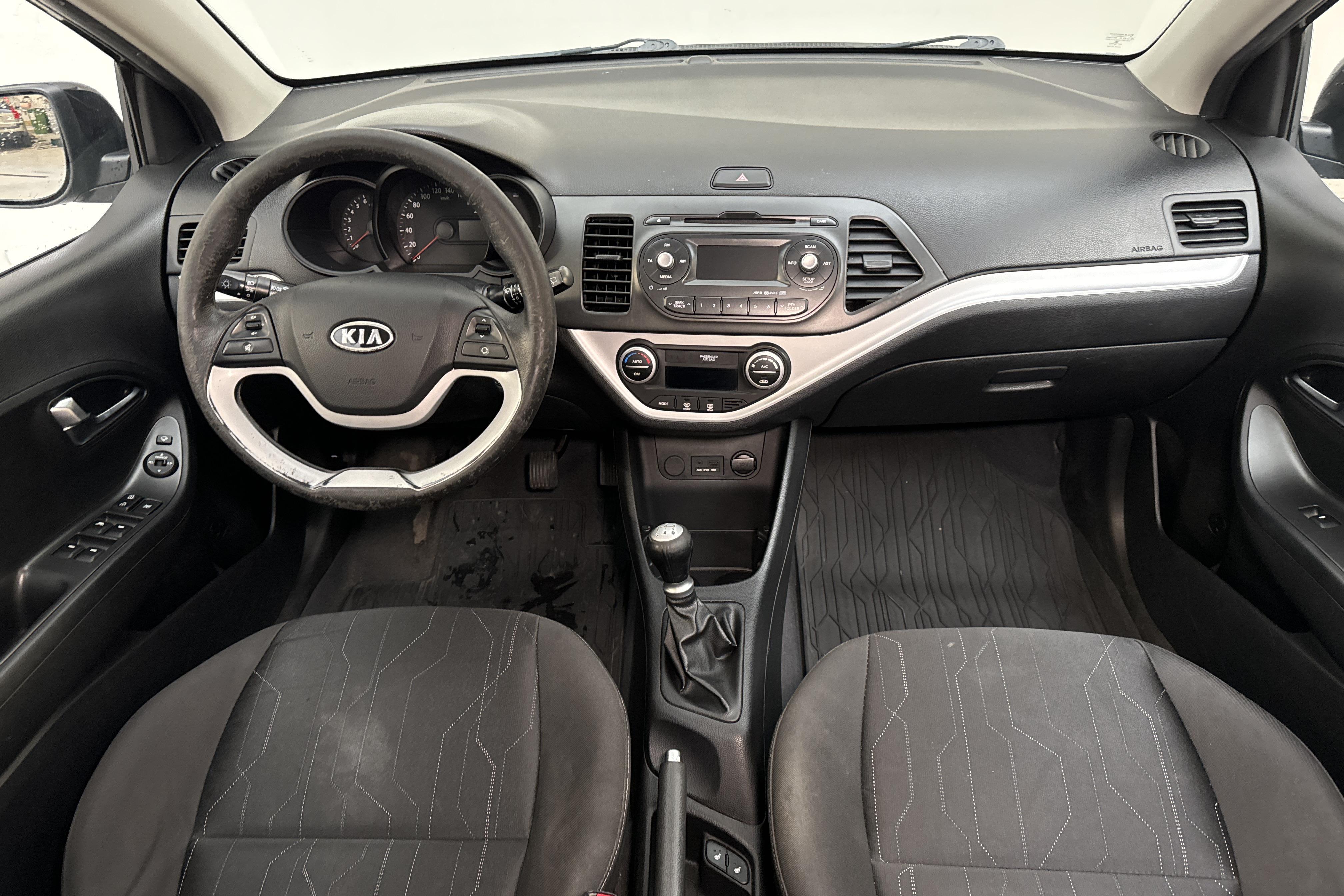 KIA Picanto 1.2 5dr (85hk) - 186 050 km - Manualna - czarny - 2012